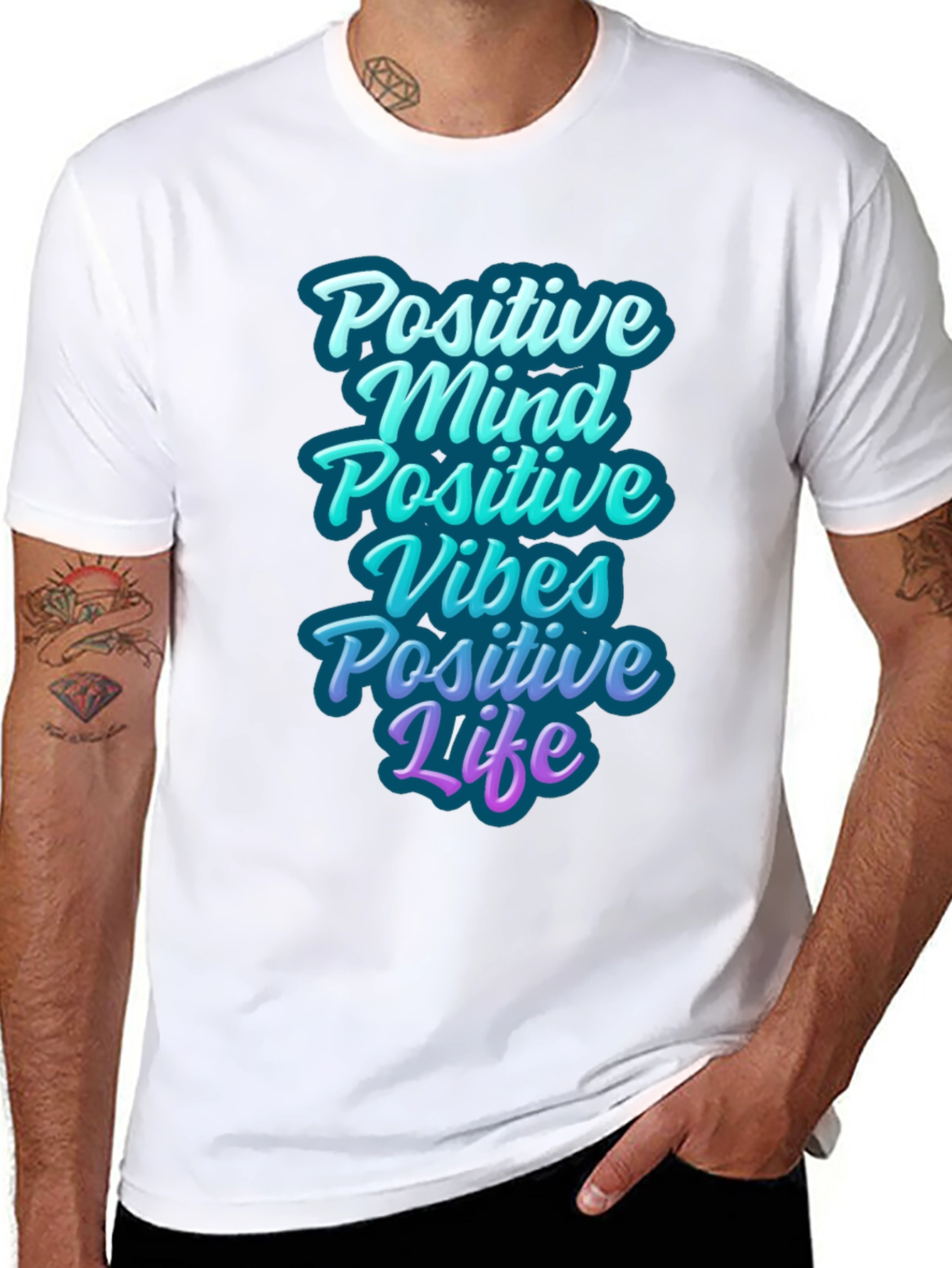 Positive Vibes Graphic T-Shirt
