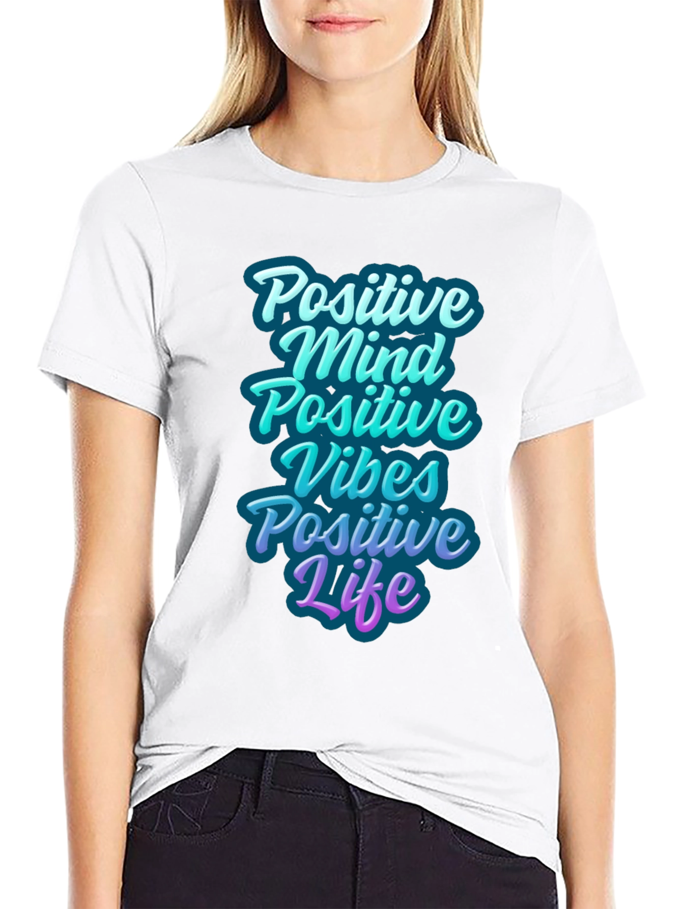 Positive Vibes Graphic T-Shirt