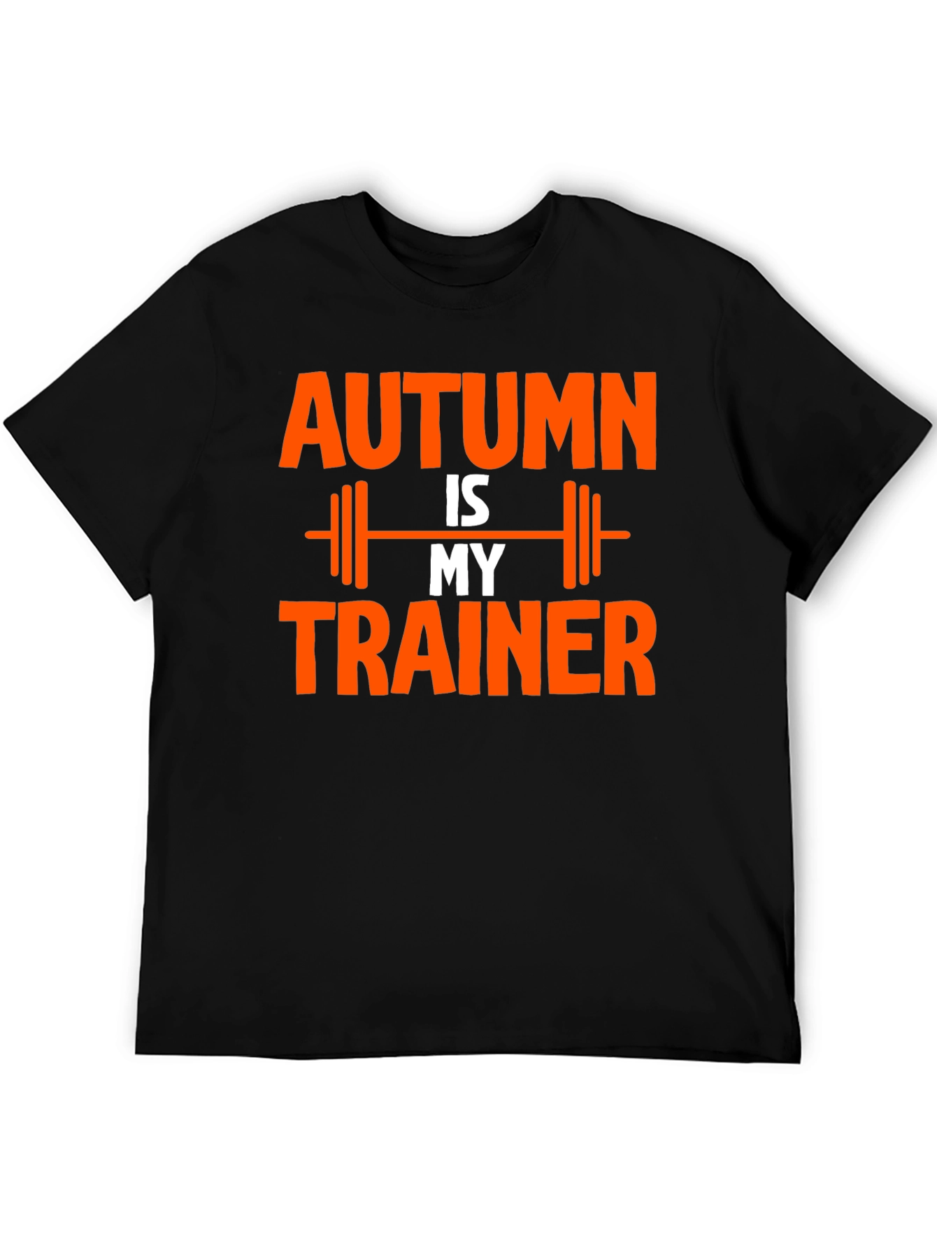 Autumn is My Trainer Black T-Shirt