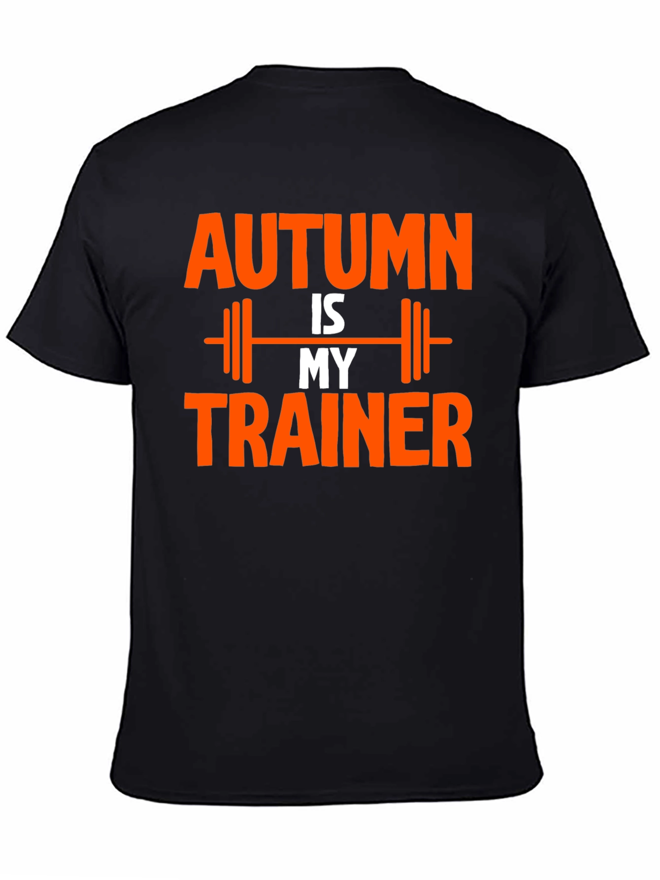 Autumn is My Trainer Black T-Shirt
