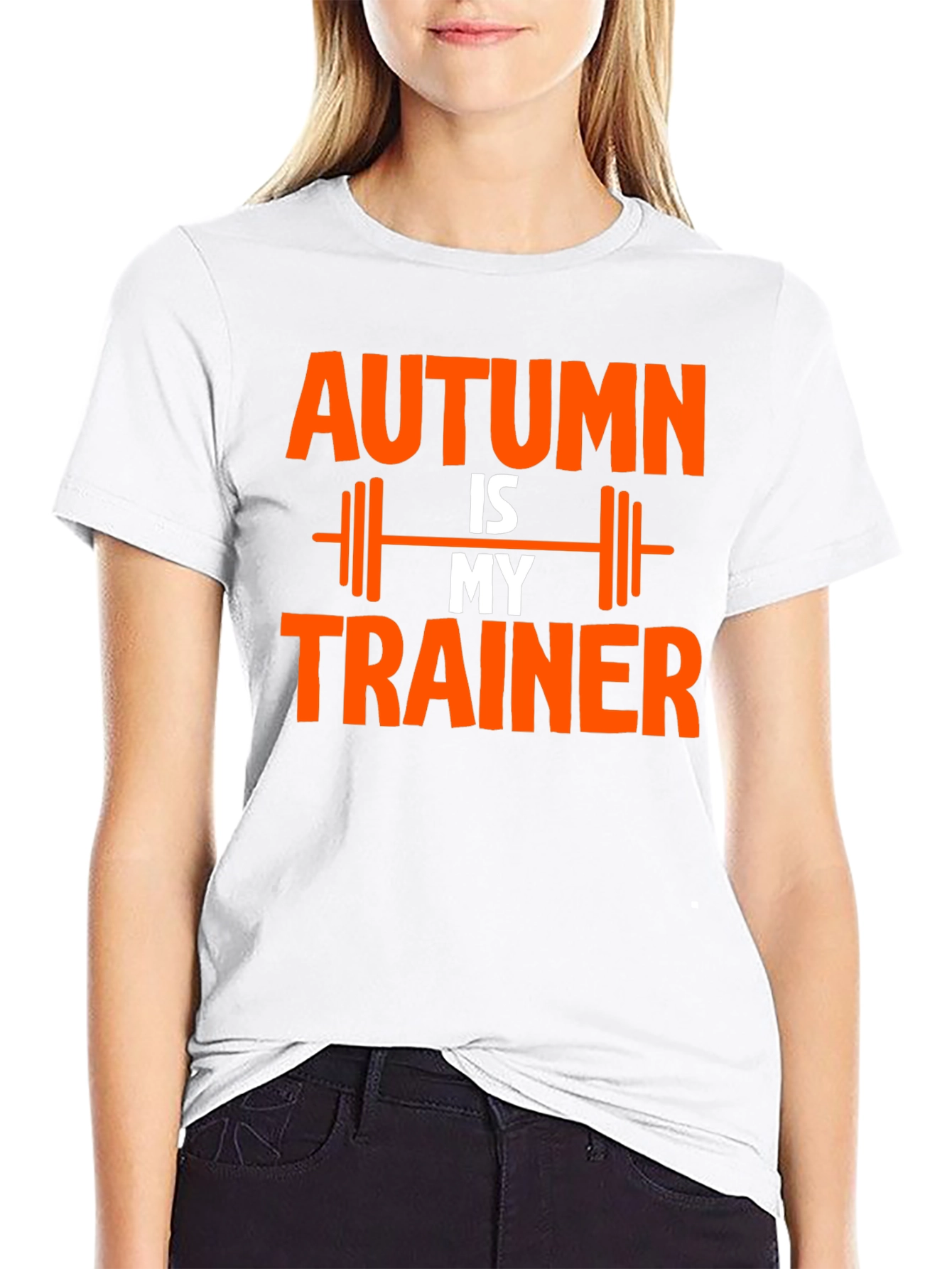 Autumn is My Trainer Black T-Shirt