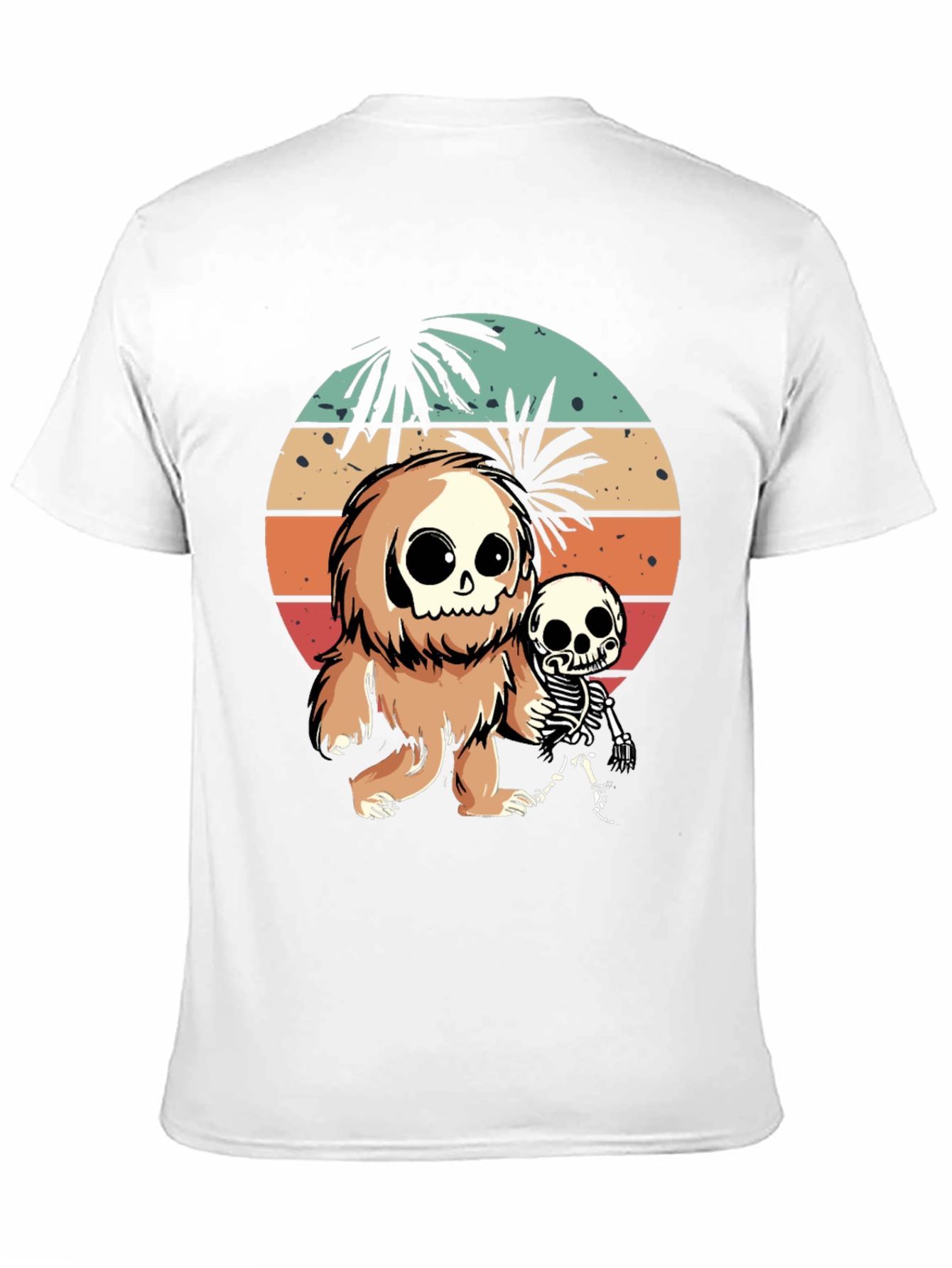 Bigfoot & Skeleton Tee: Beach Vibes