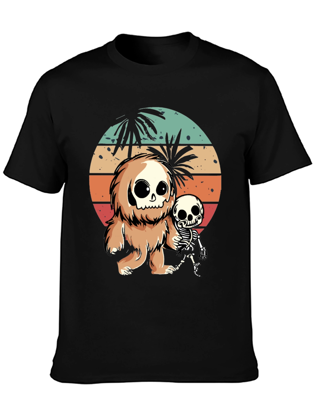 Bigfoot & Skeleton Tee: Beach Vibes