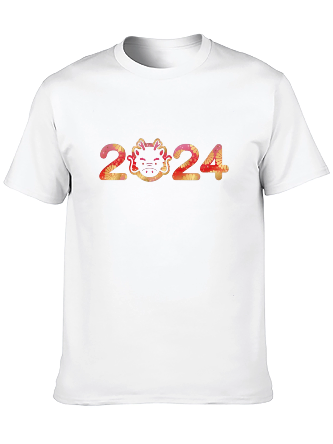 Chinese New Year 2024 Dragon Graphic T-Shirt