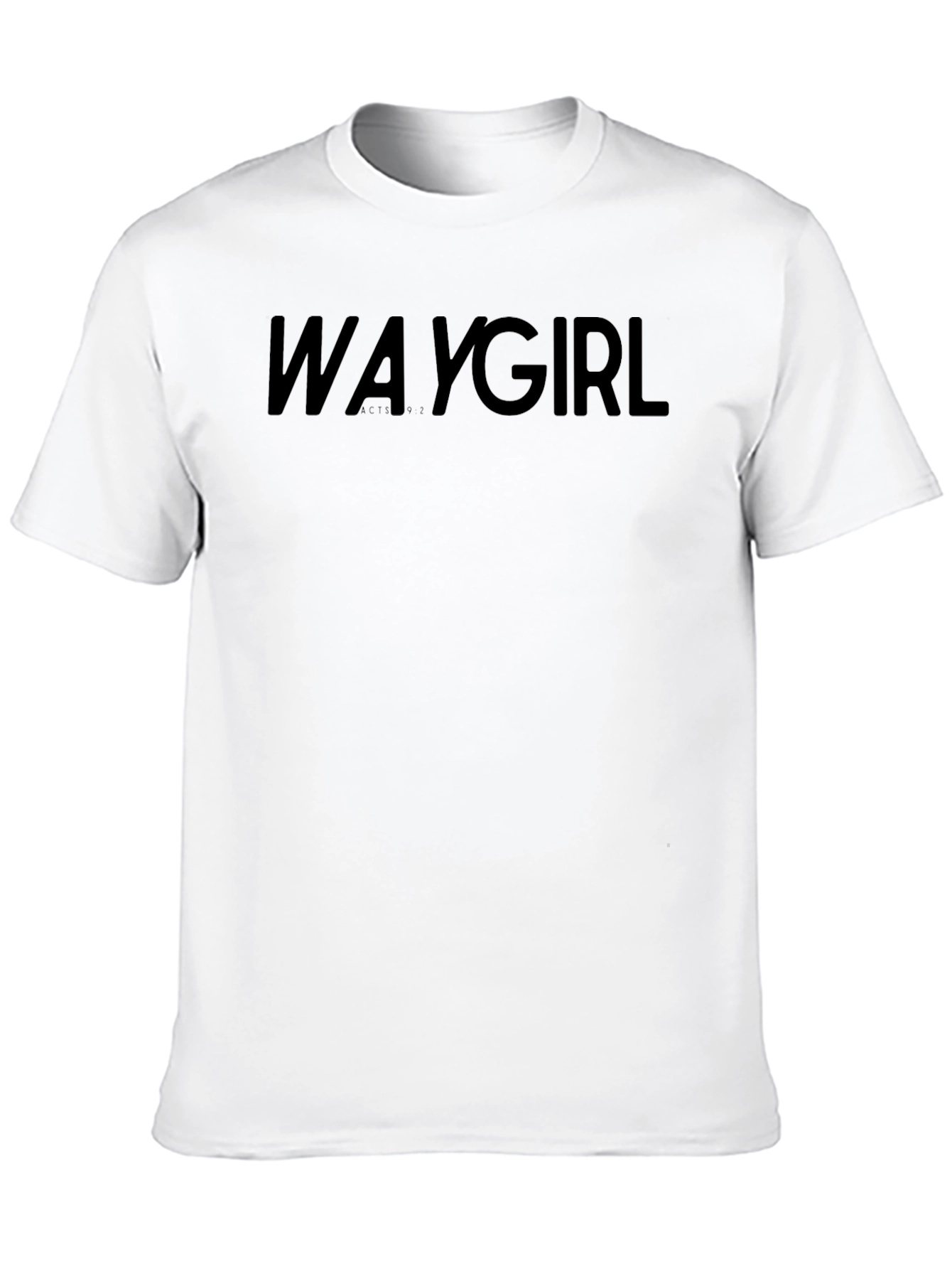 WAYGIRL Black Graphic Tee - Casual Style