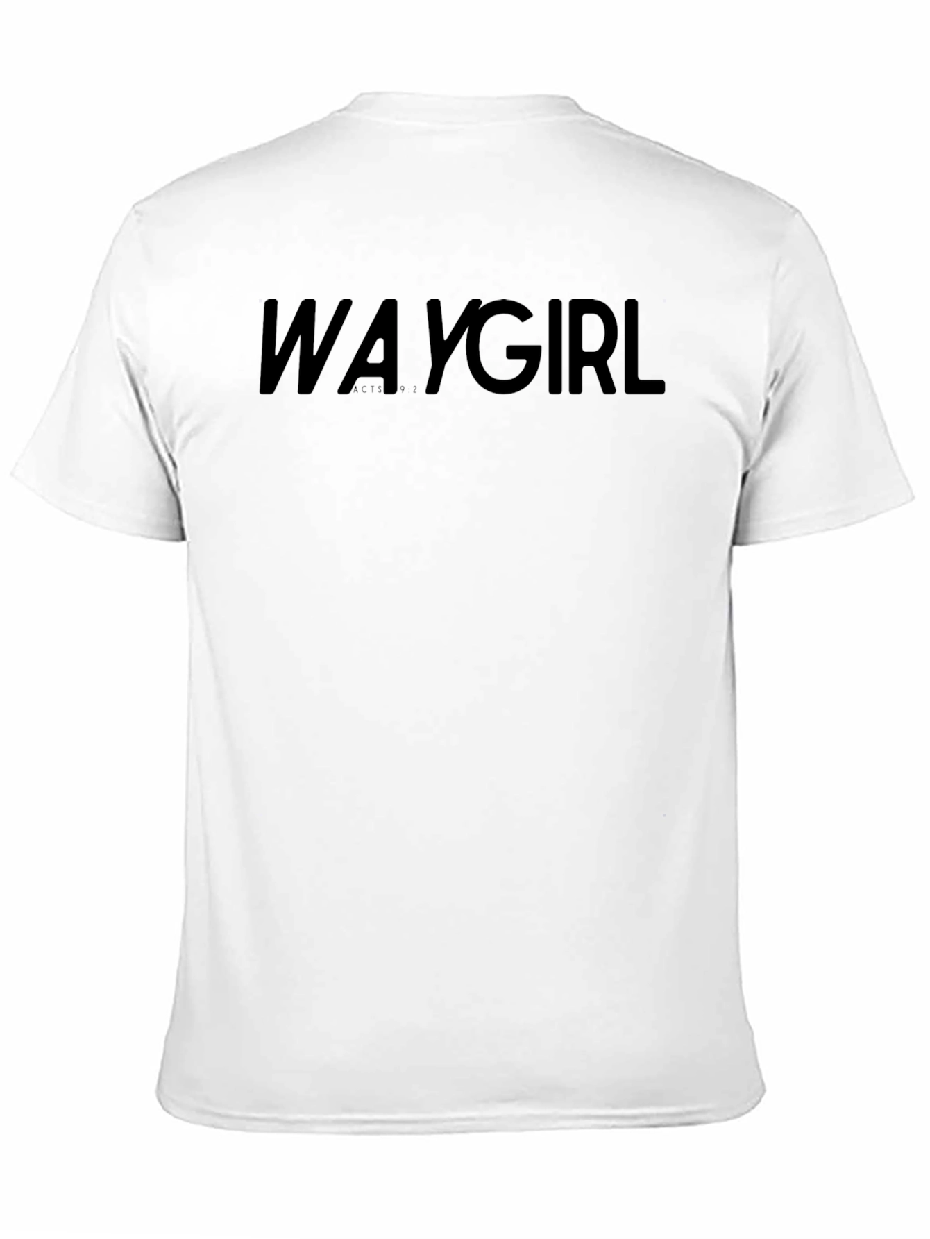 WAYGIRL Black Graphic Tee - Casual Style