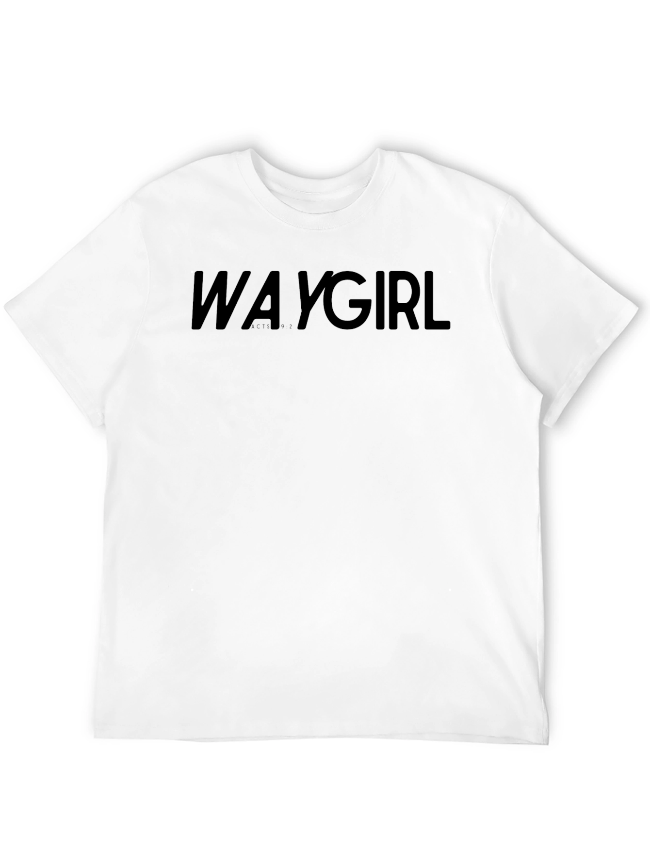 WAYGIRL Black Graphic Tee - Casual Style