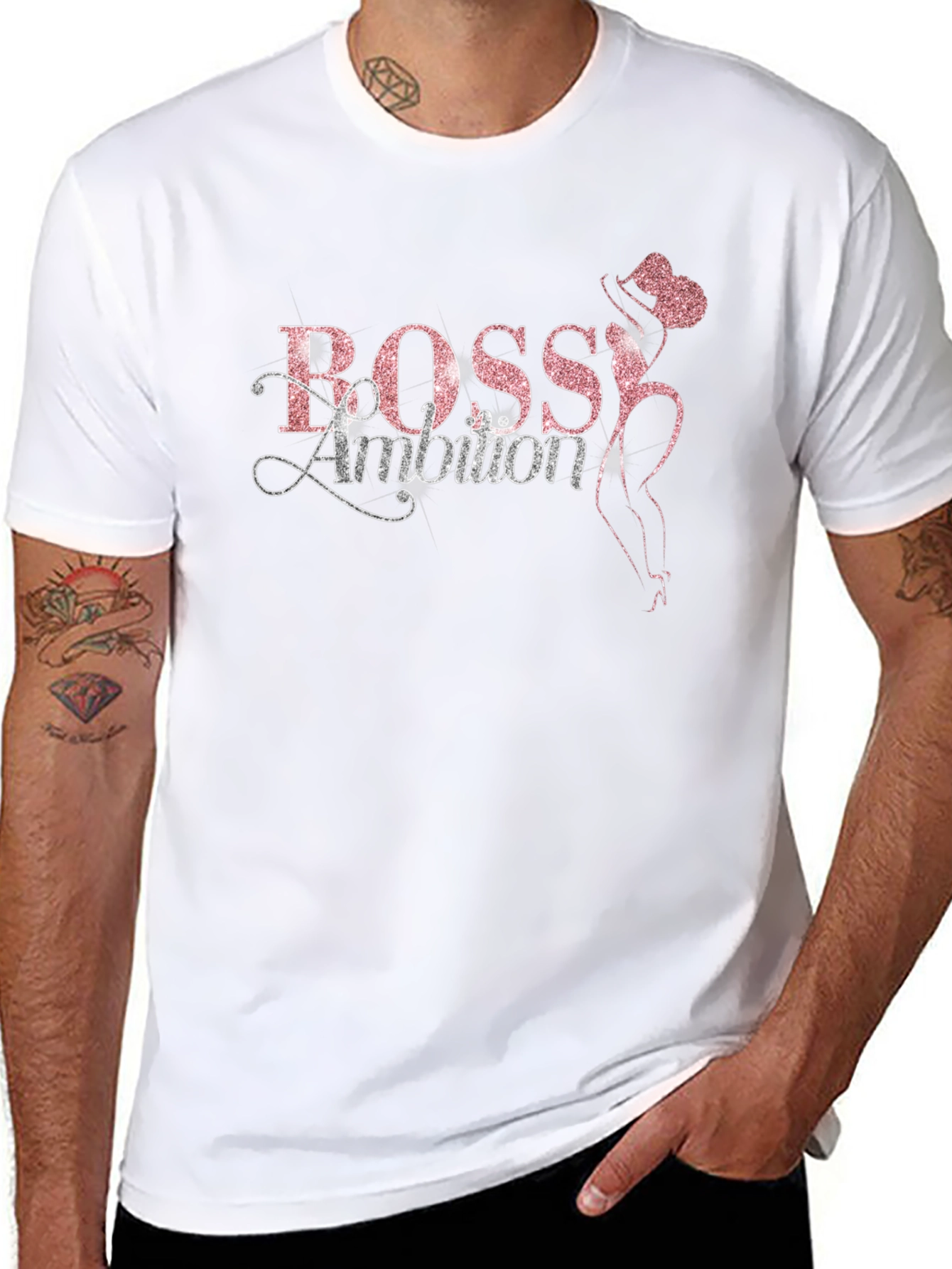 Boss Ambition Graphic Tee - Stylish & Empowering