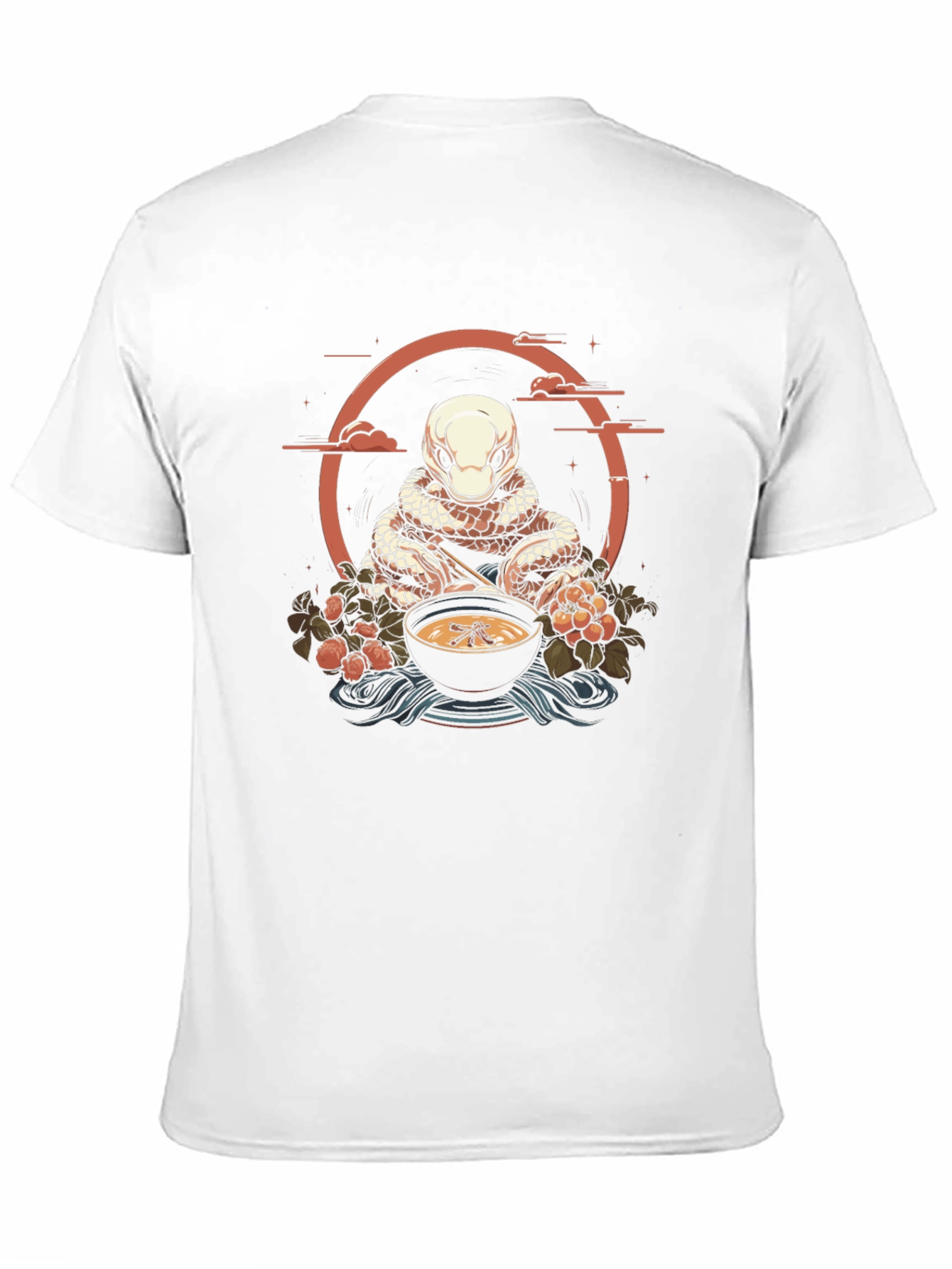 Snake Ramen Black Tee