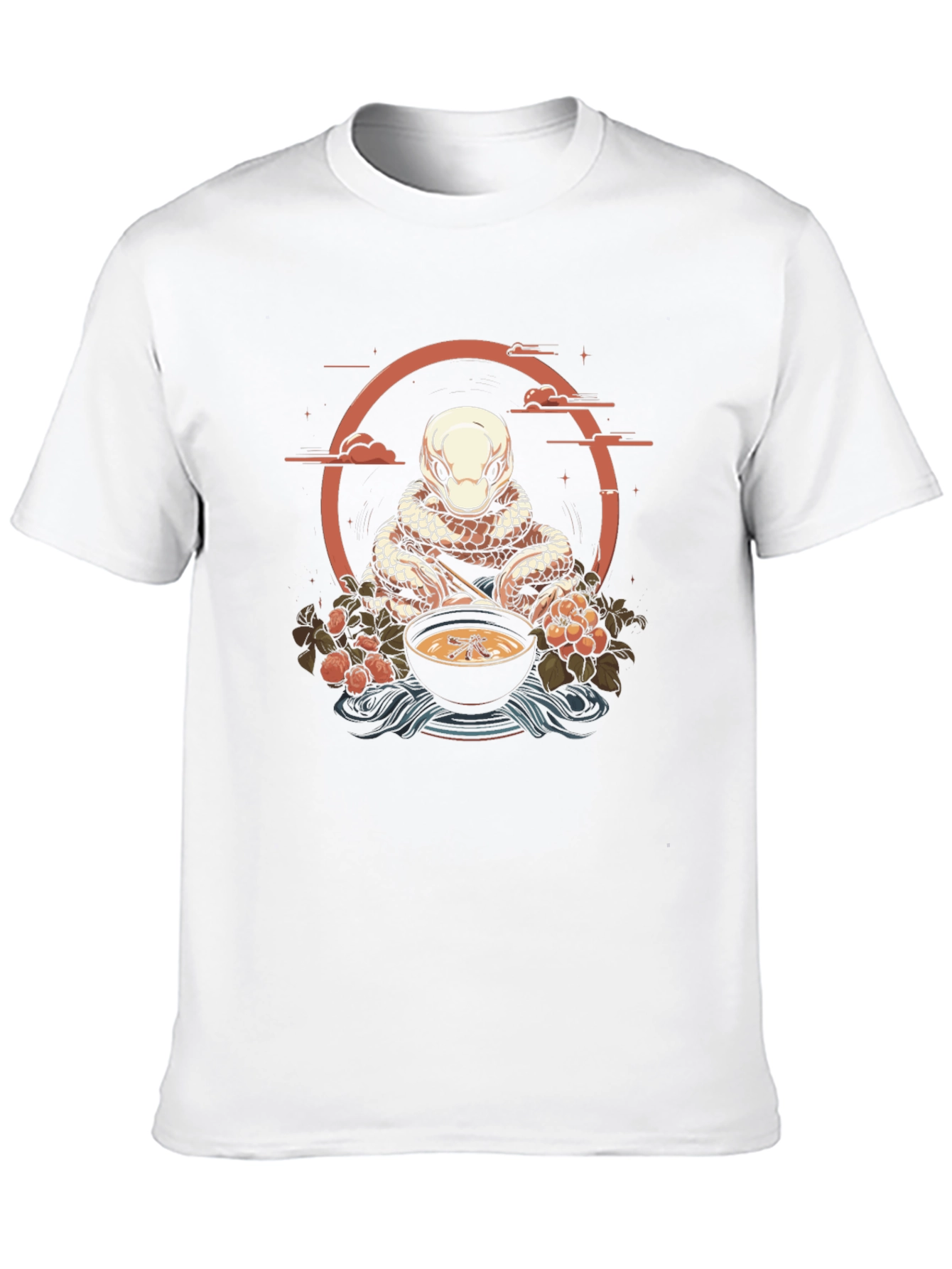 Snake Ramen Black Tee