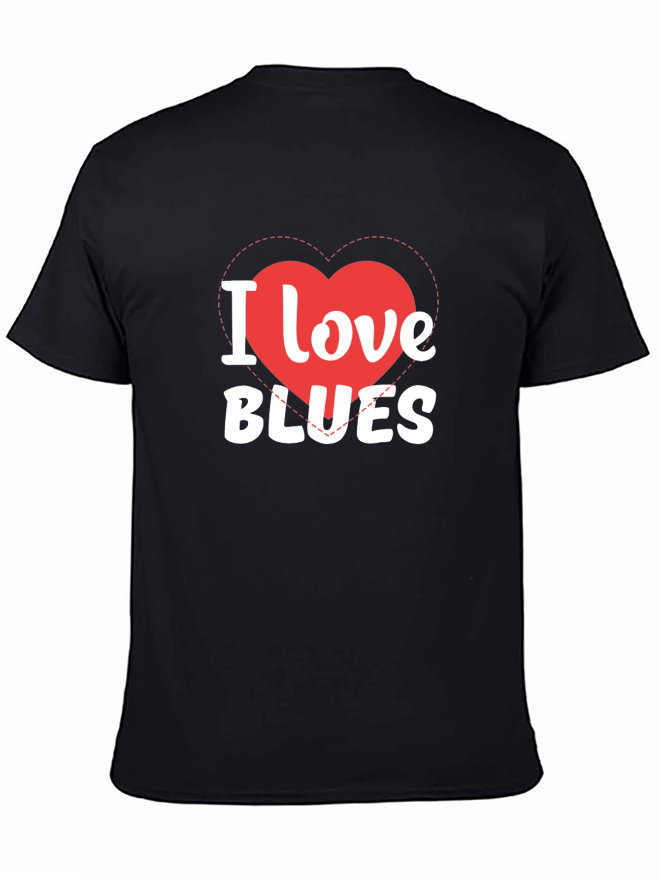 I Love Blues Graphic T-Shirt