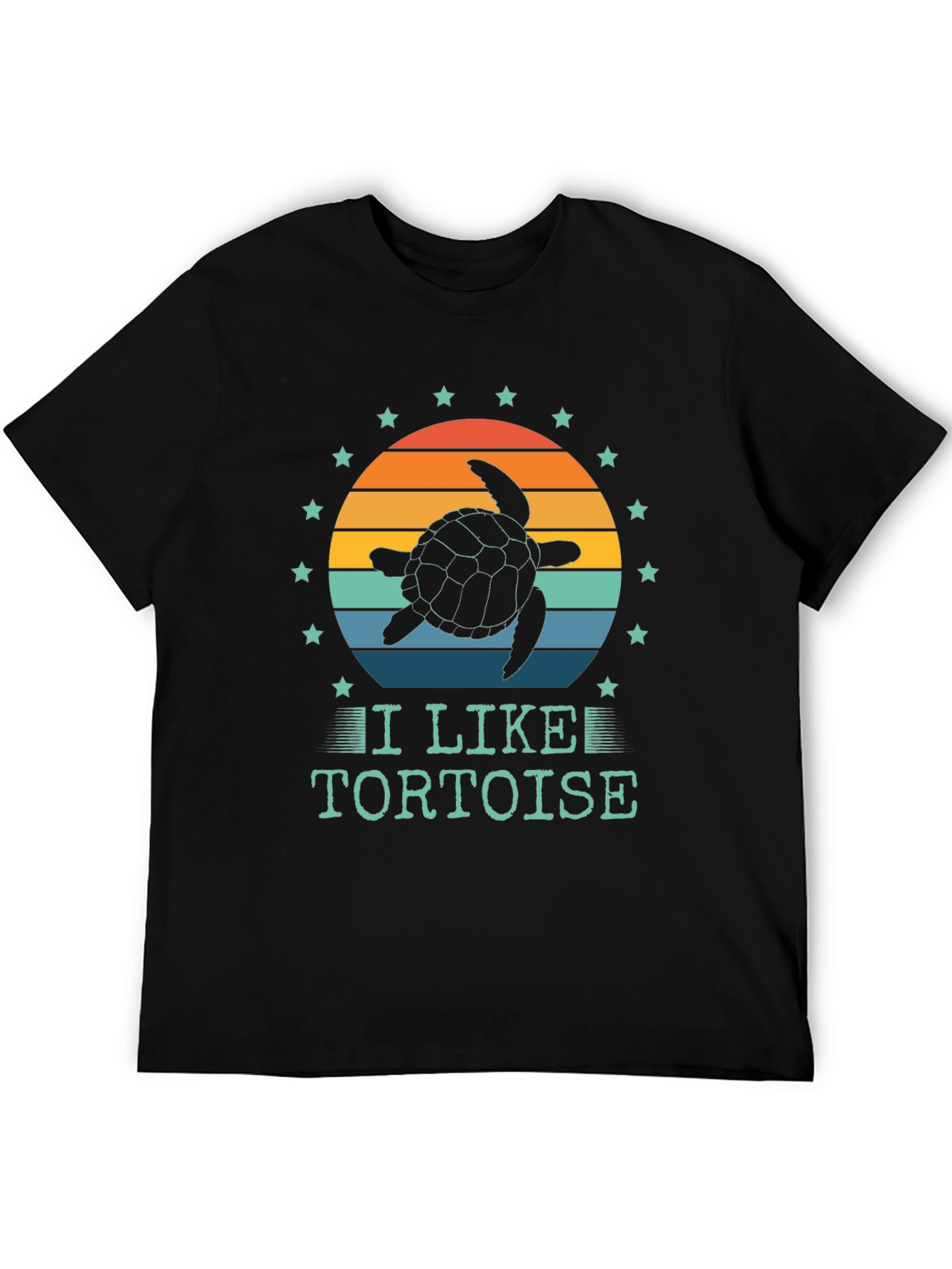I Like Tortoise T-Shirt - Sunset Design