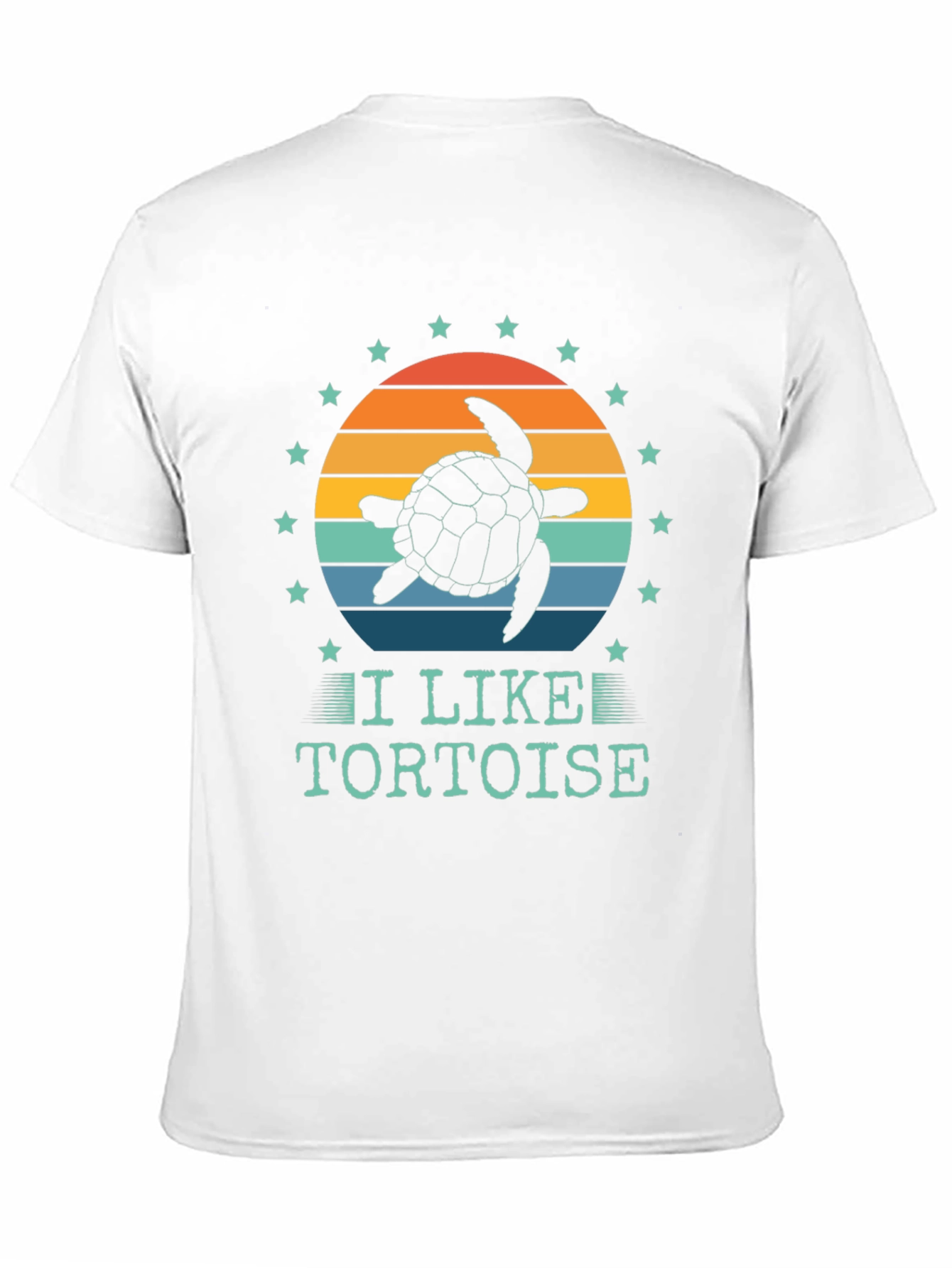 I Like Tortoise T-Shirt - Sunset Design