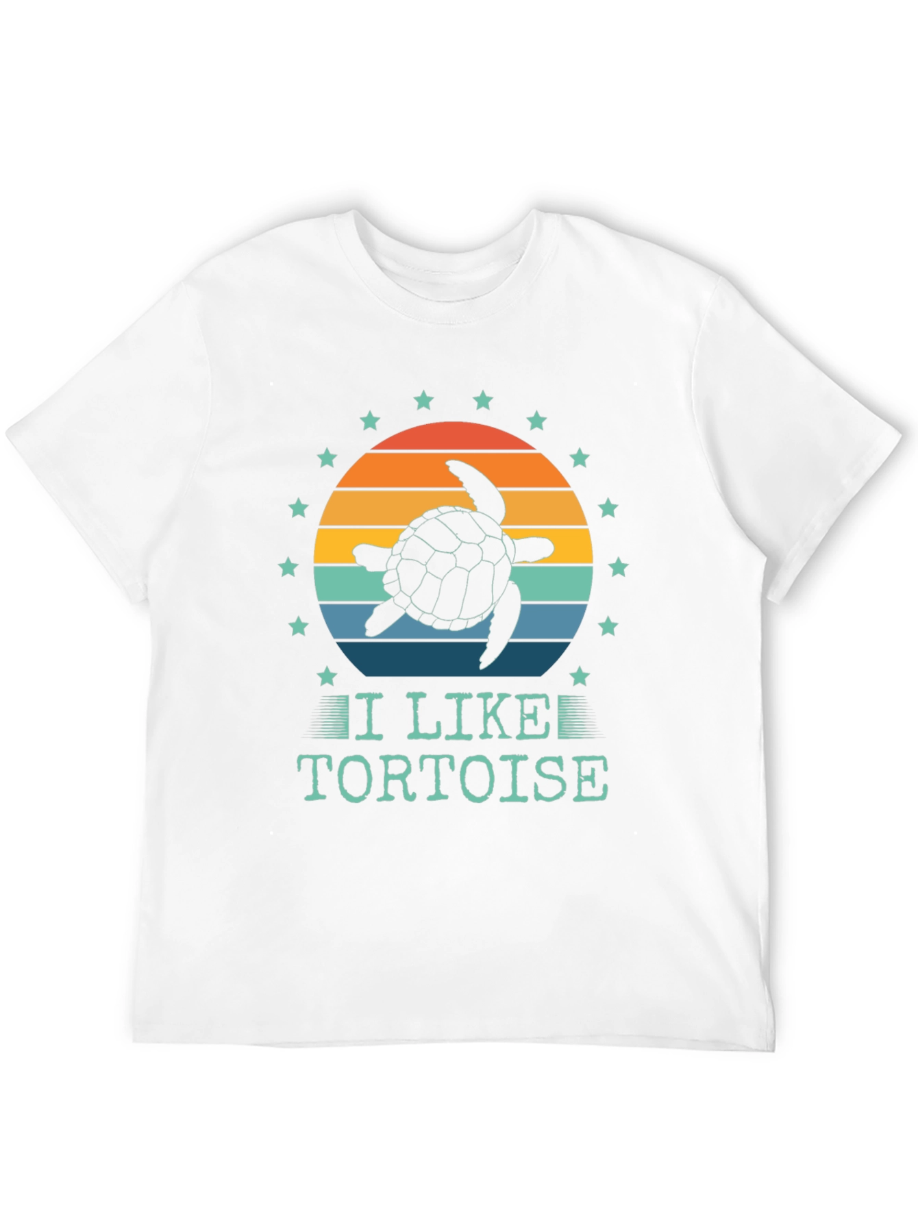 I Like Tortoise T-Shirt - Sunset Design