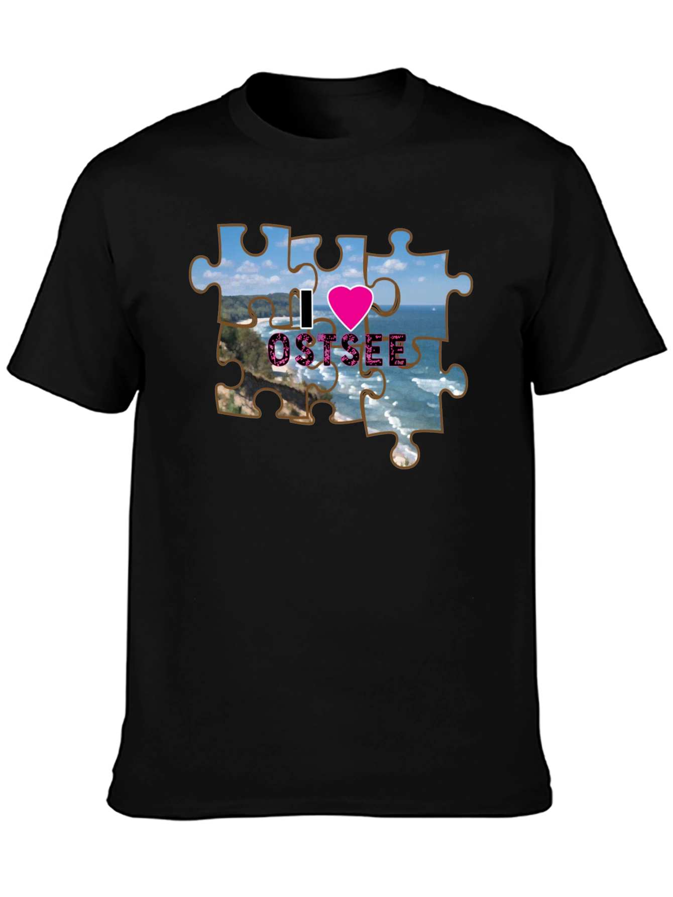 I Love Ostsee Jigsaw Tee