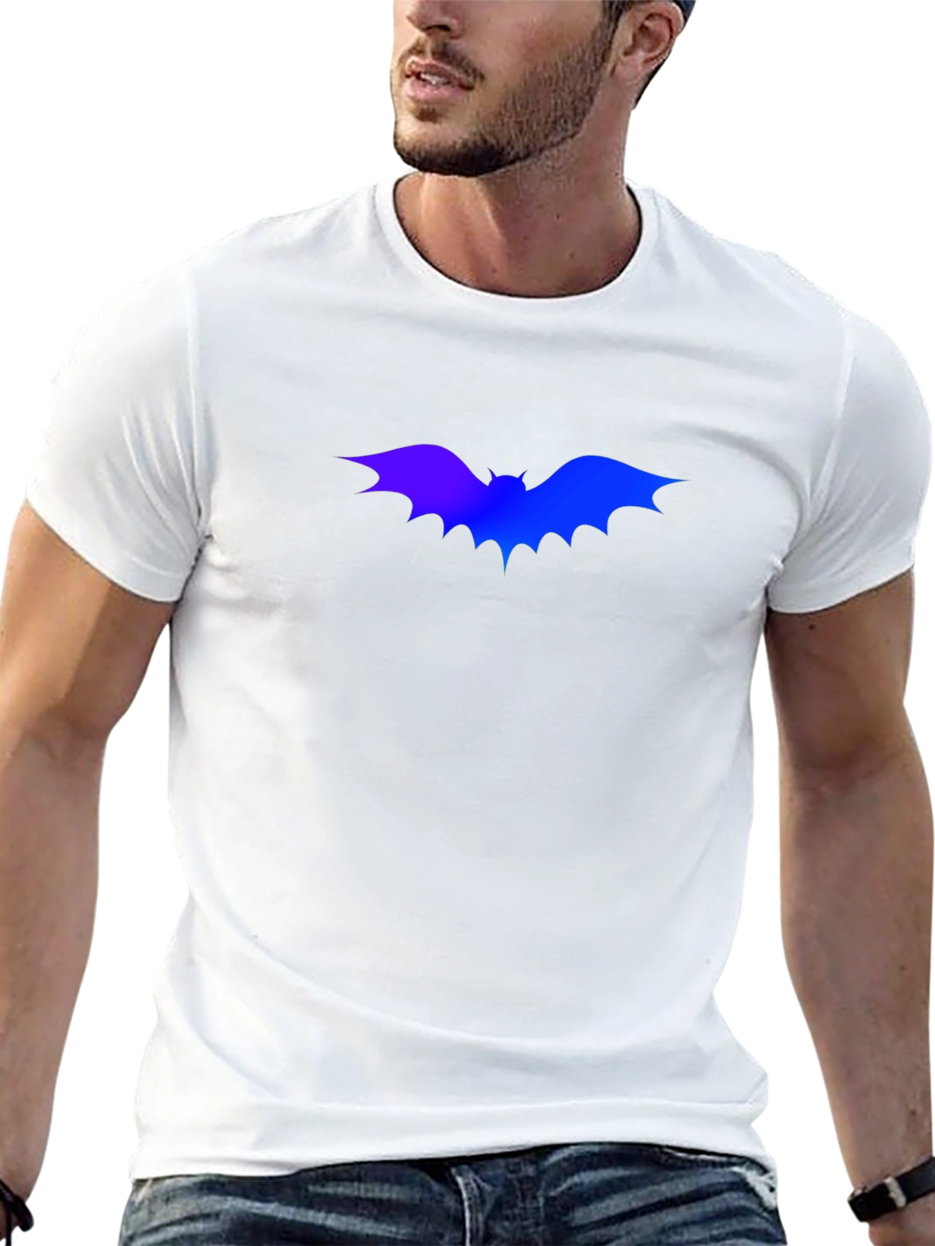 Bat Graphic Black T-Shirt