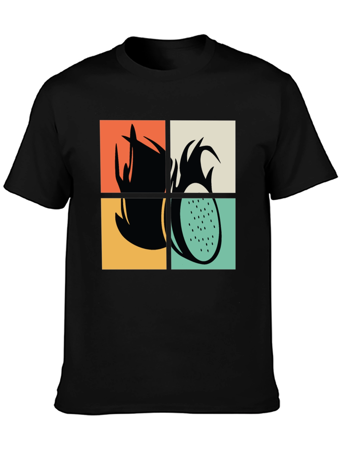 Retro Dragon Fruit Graphic Tee - Unisex