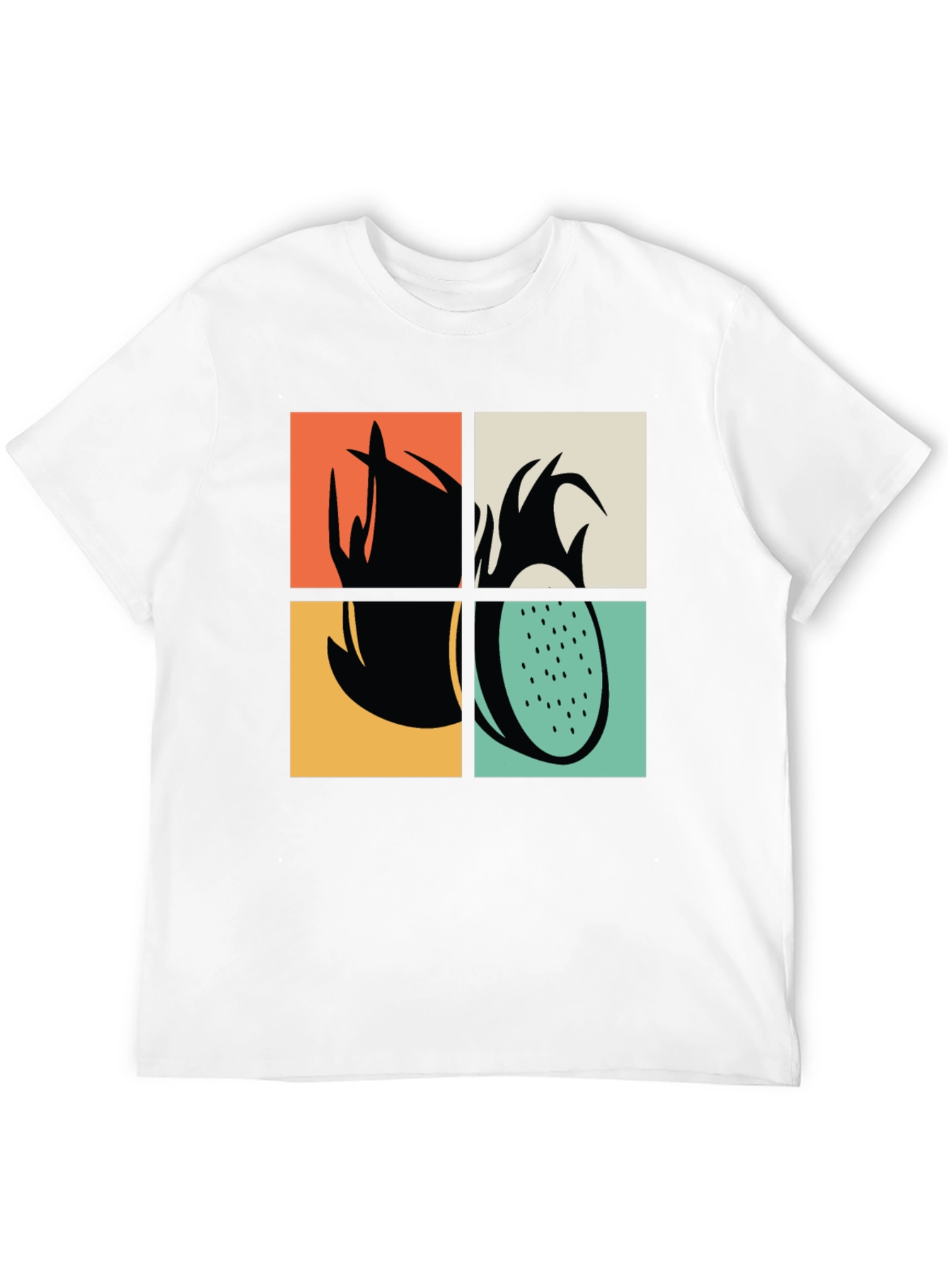 Retro Dragon Fruit Graphic Tee - Unisex