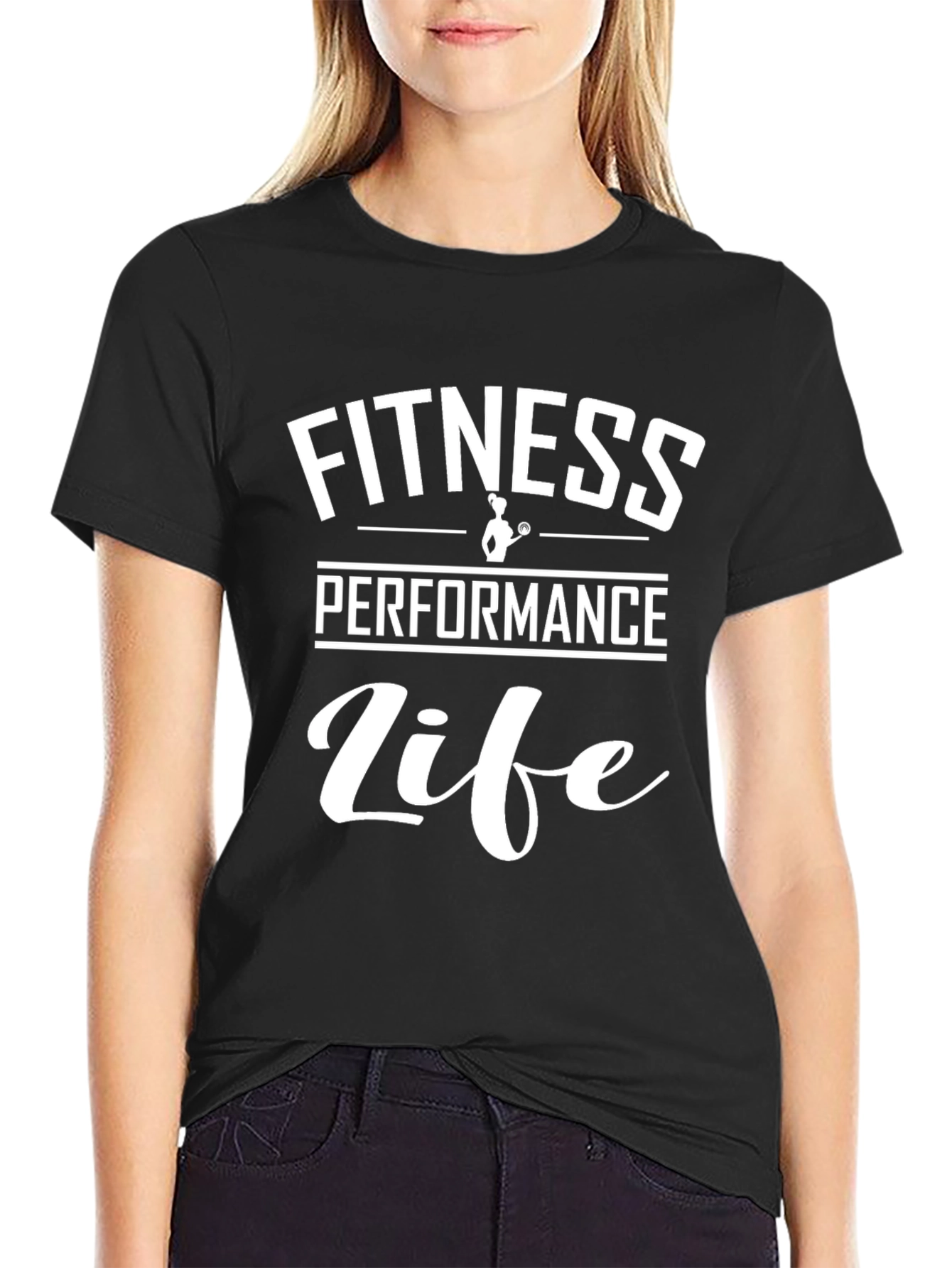 Fitness Performance Life Graphic T-Shirt