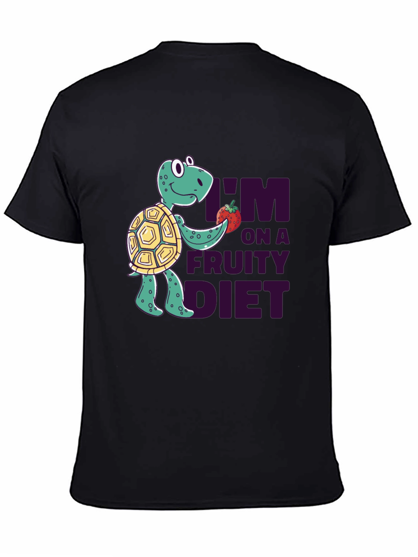 Fruity Diet Turtle T-Shirt - Fun Graphic Tee