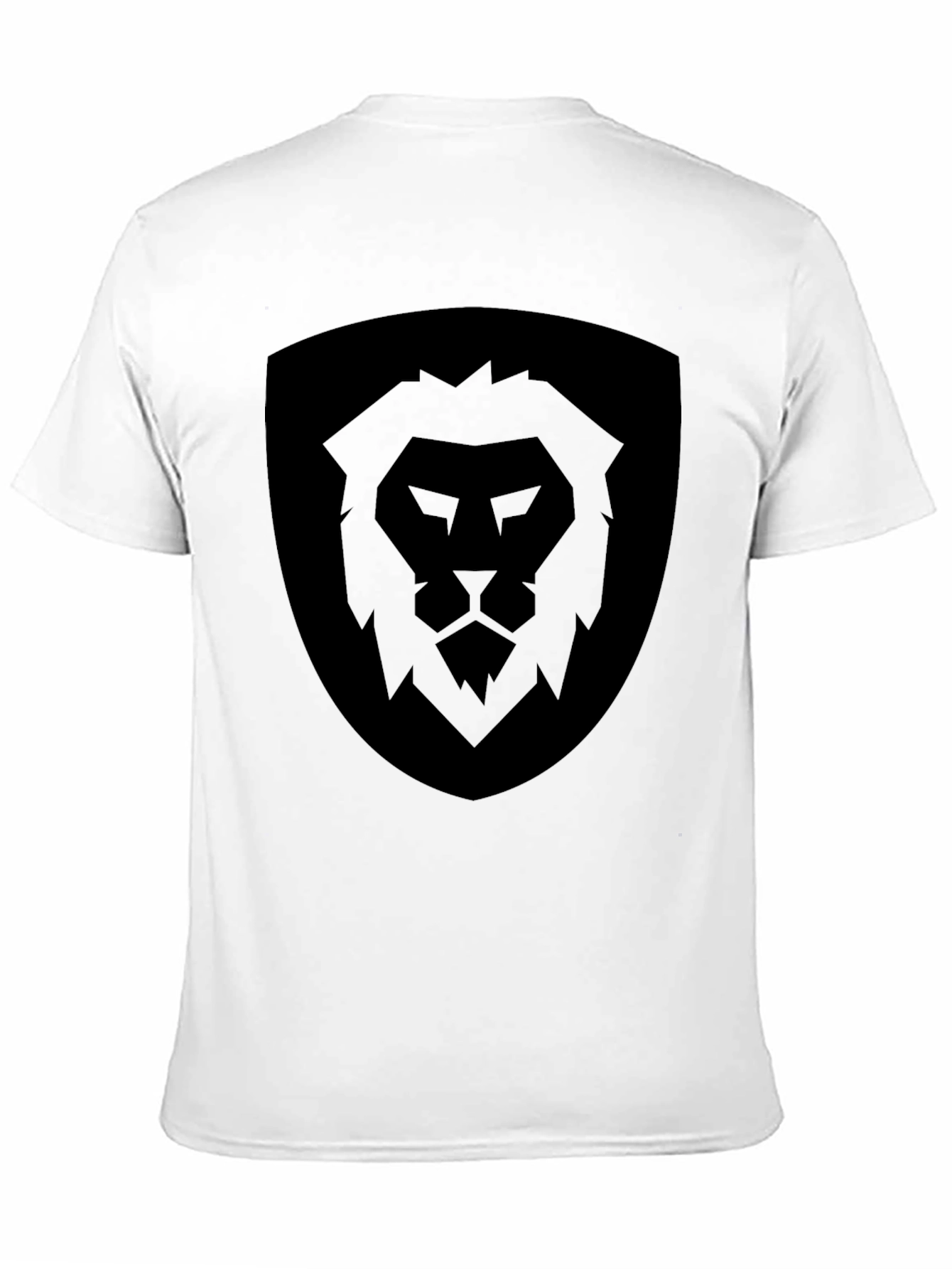 Lion Shield Graphic Tee - Mens Black T-Shirt