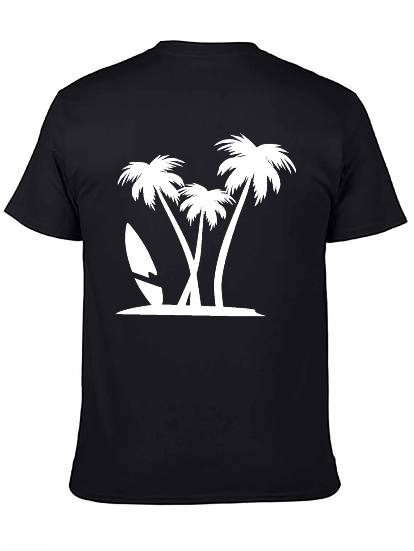 Tropical Palm Tree Graphic Tee - Island Vibes