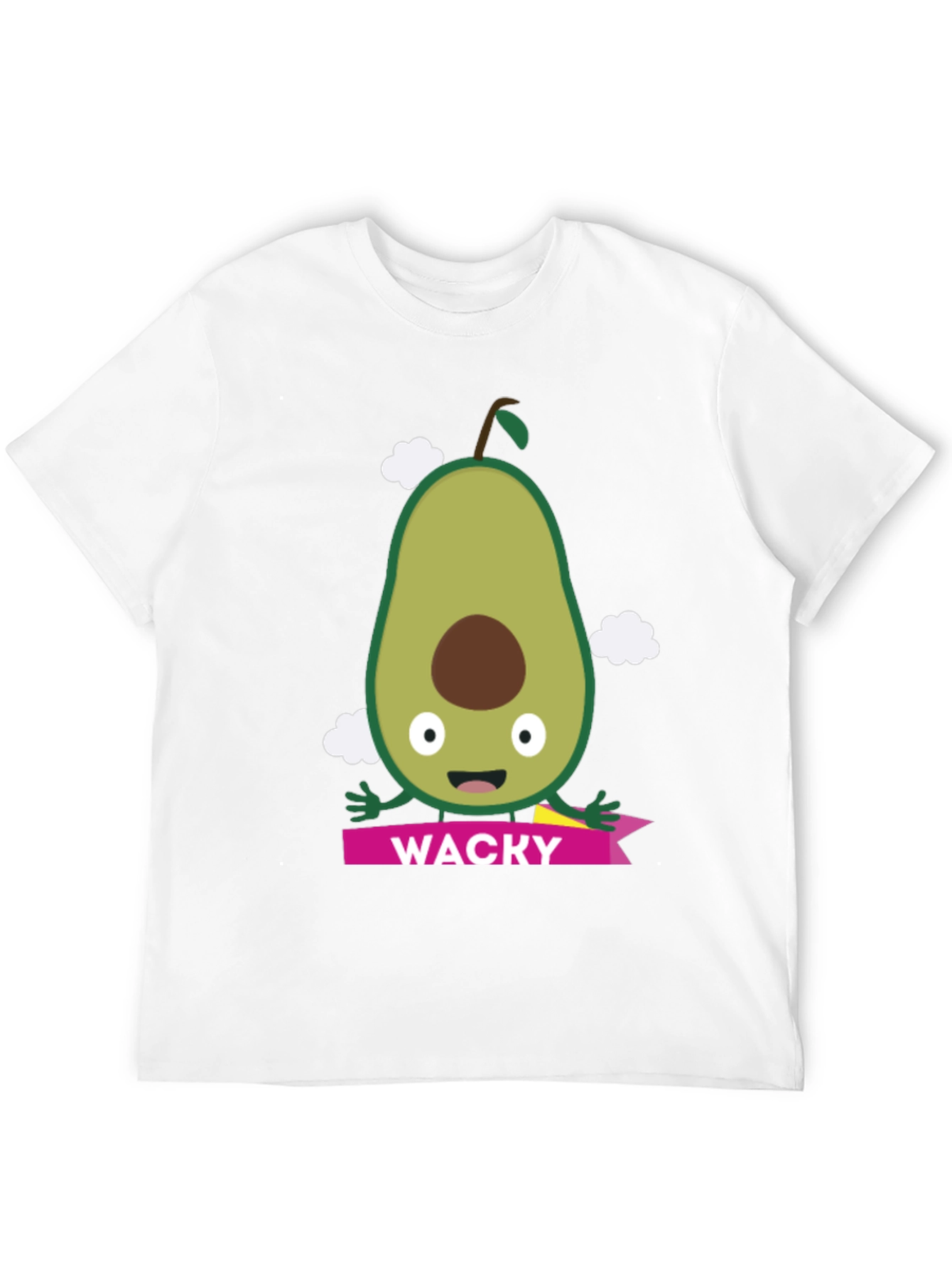 Wacky Avocado T-Shirt - Funny Cartoon Fruit Tee
