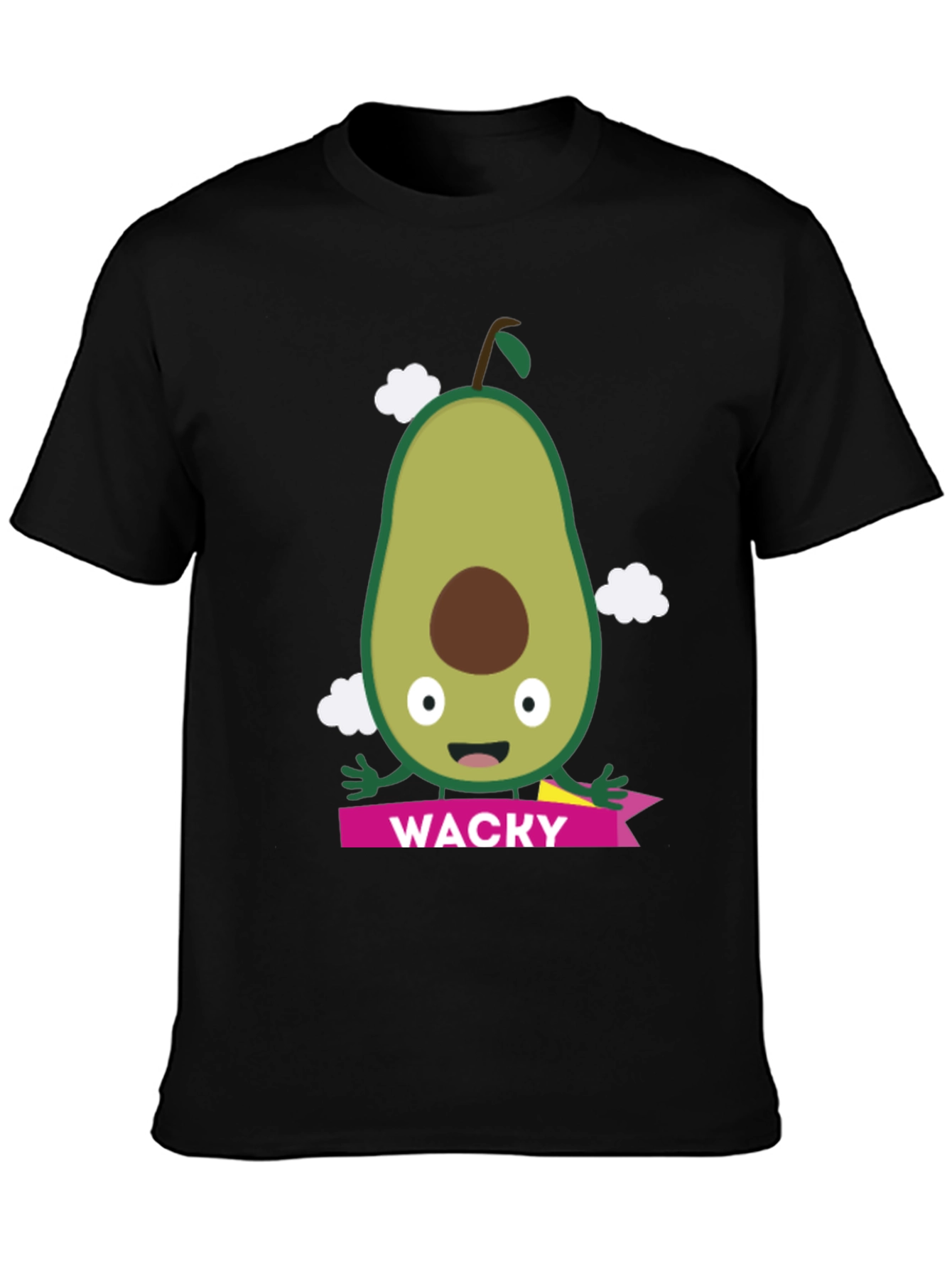 Wacky Avocado T-Shirt - Funny Cartoon Fruit Tee
