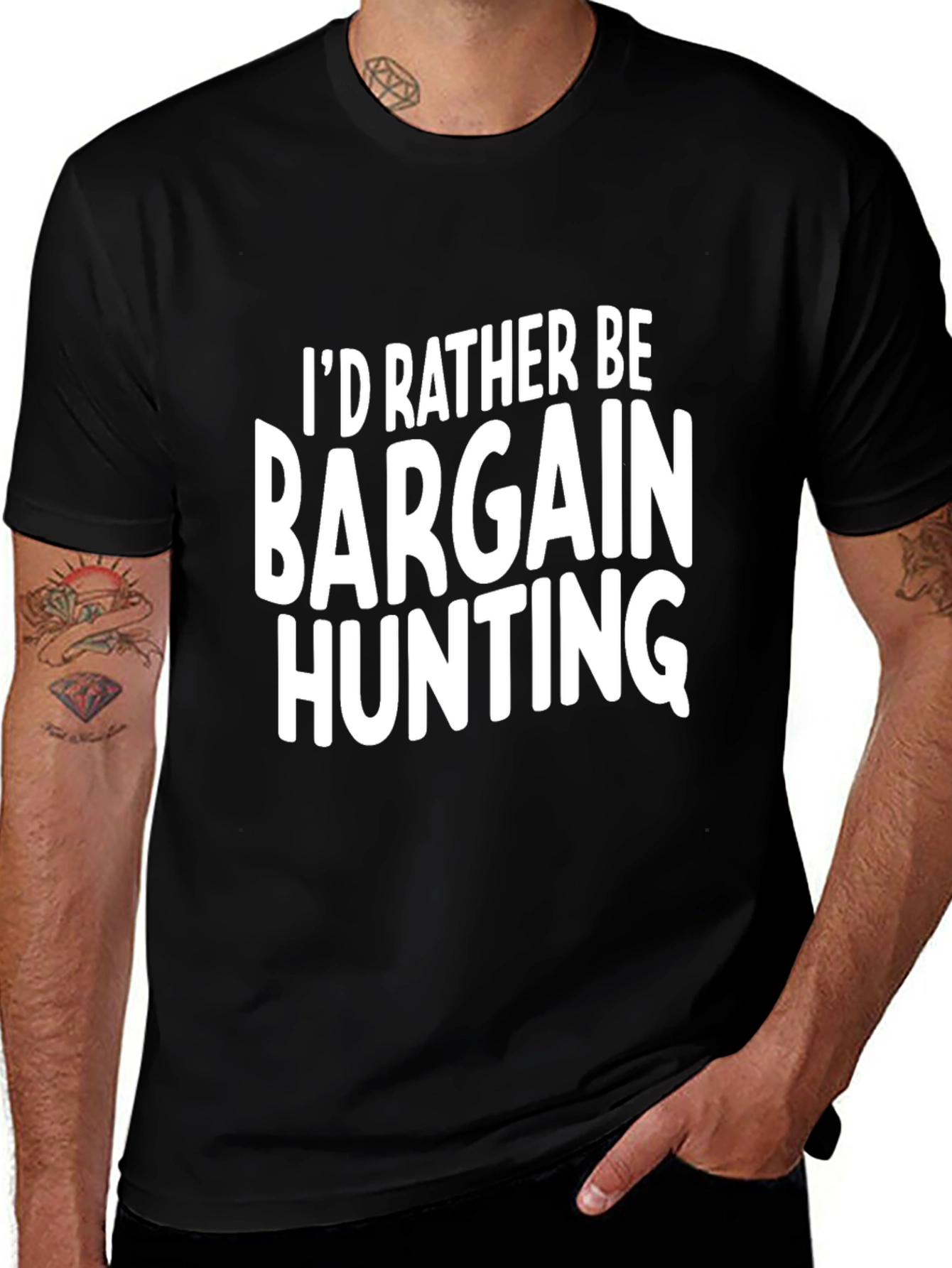 Bargain Hunting Graphic Tee - Comfy & Casual