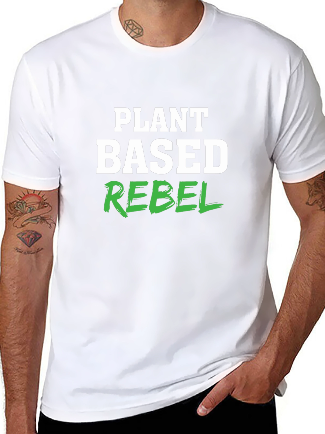 Plant Based Rebel T-Shirt - Vegan Lifestyle Tee
