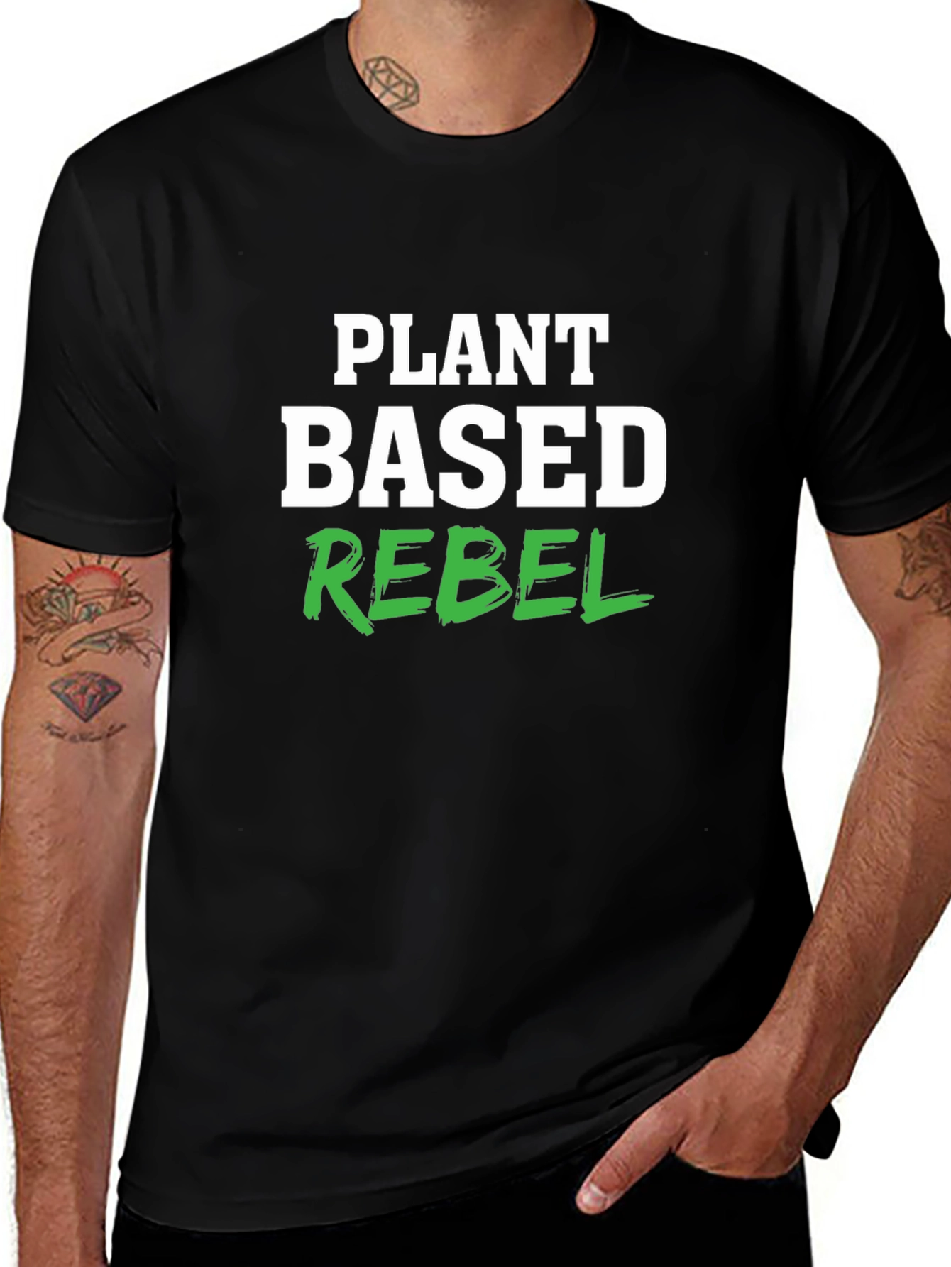 Plant Based Rebel T-Shirt - Vegan Lifestyle Tee