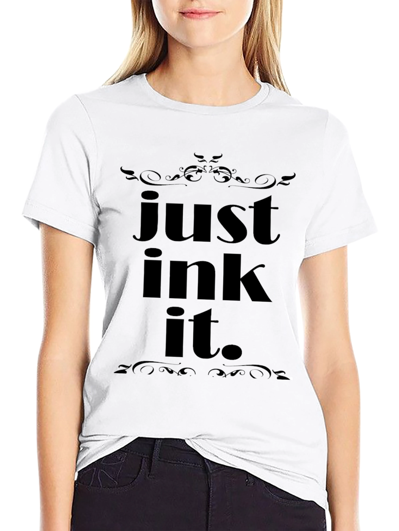 Just Ink It Black T-Shirt - Tattoo Lover Tee