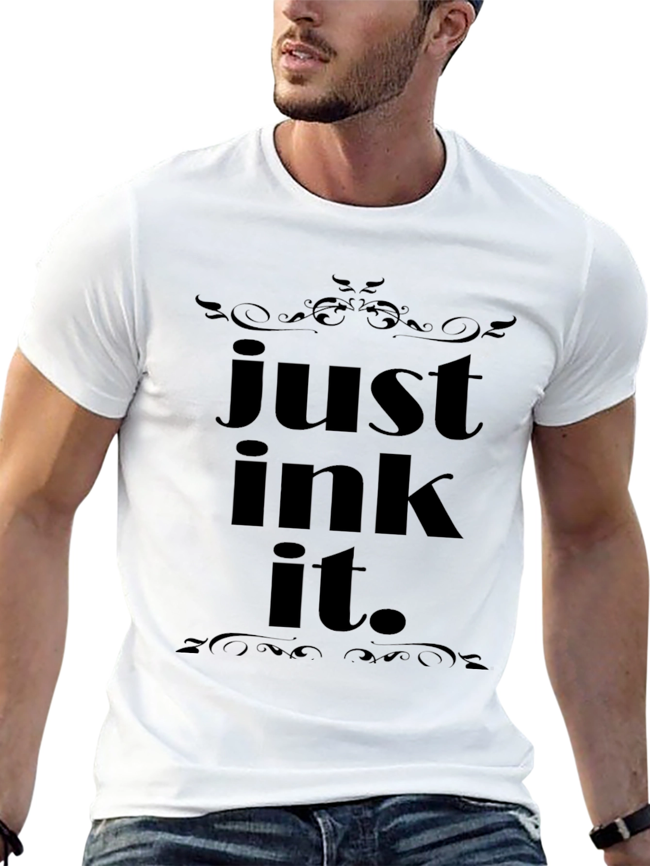 Just Ink It Black T-Shirt - Tattoo Lover Tee