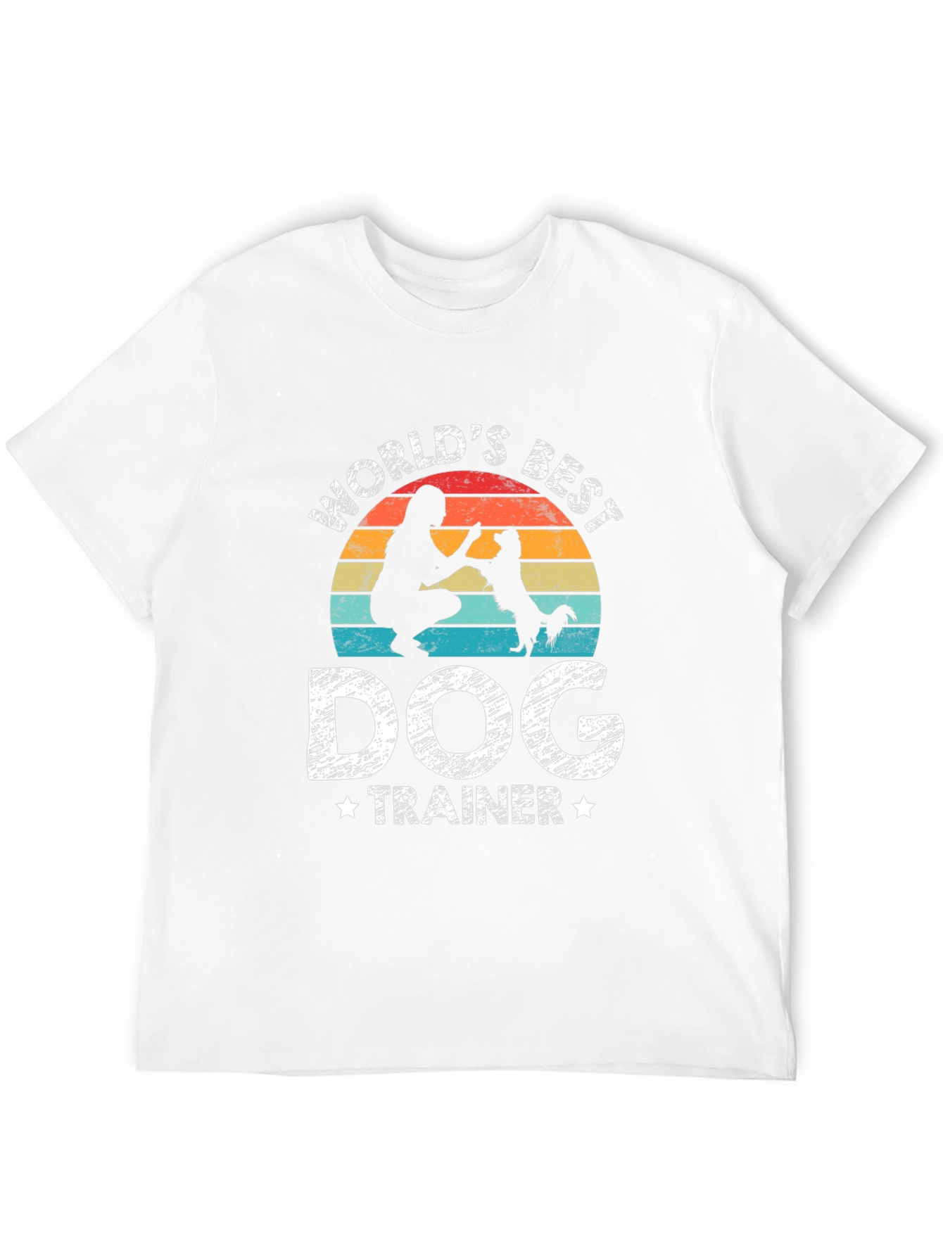Worlds Best Dog Trainer Black T-Shirt
