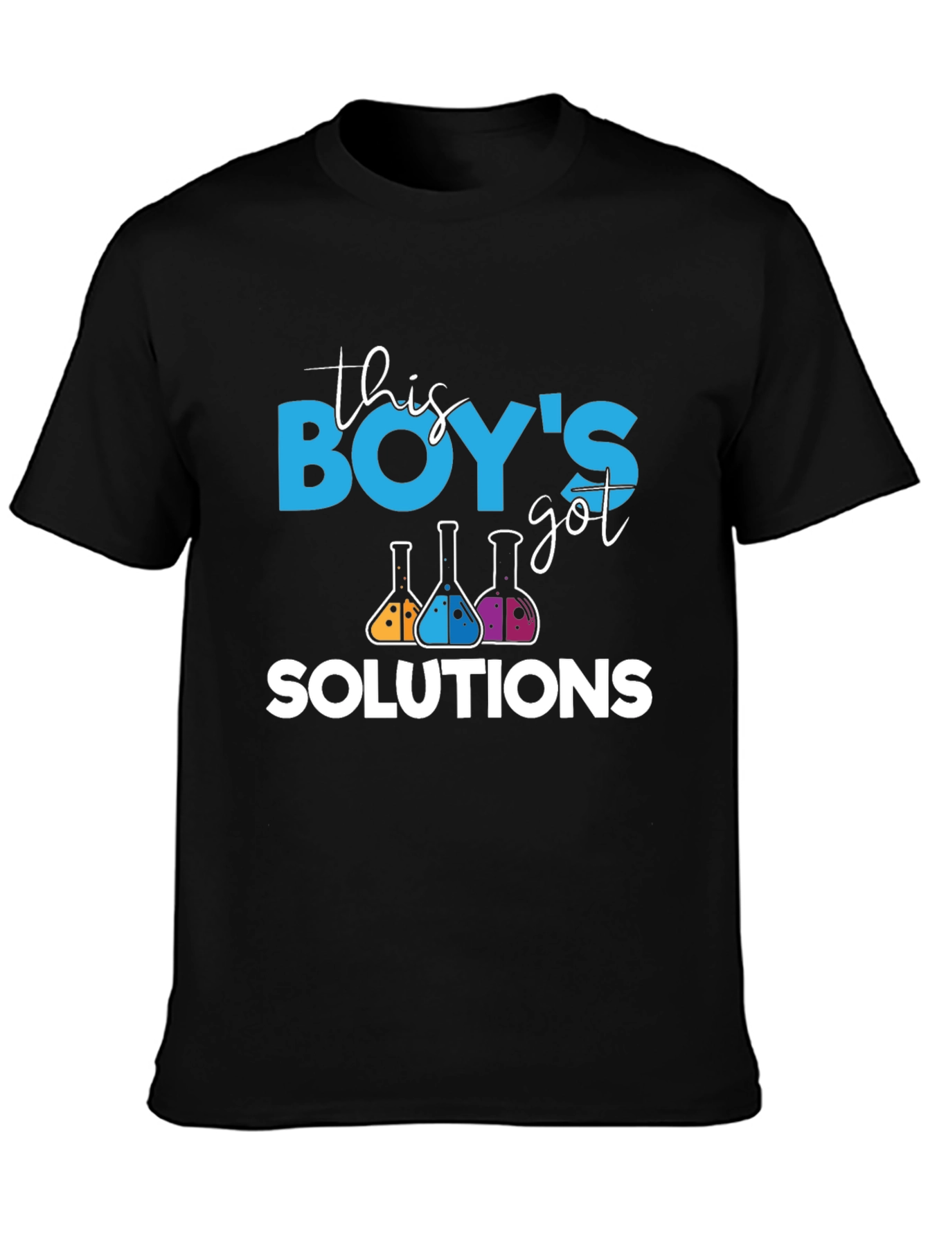 This Boys Got Solutions Science T-Shirt