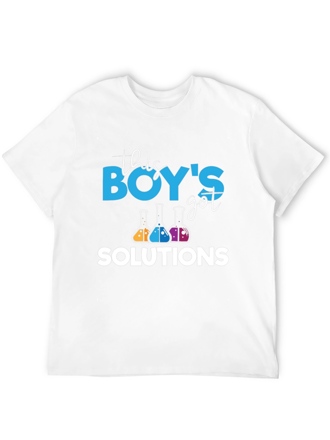 This Boys Got Solutions Science T-Shirt