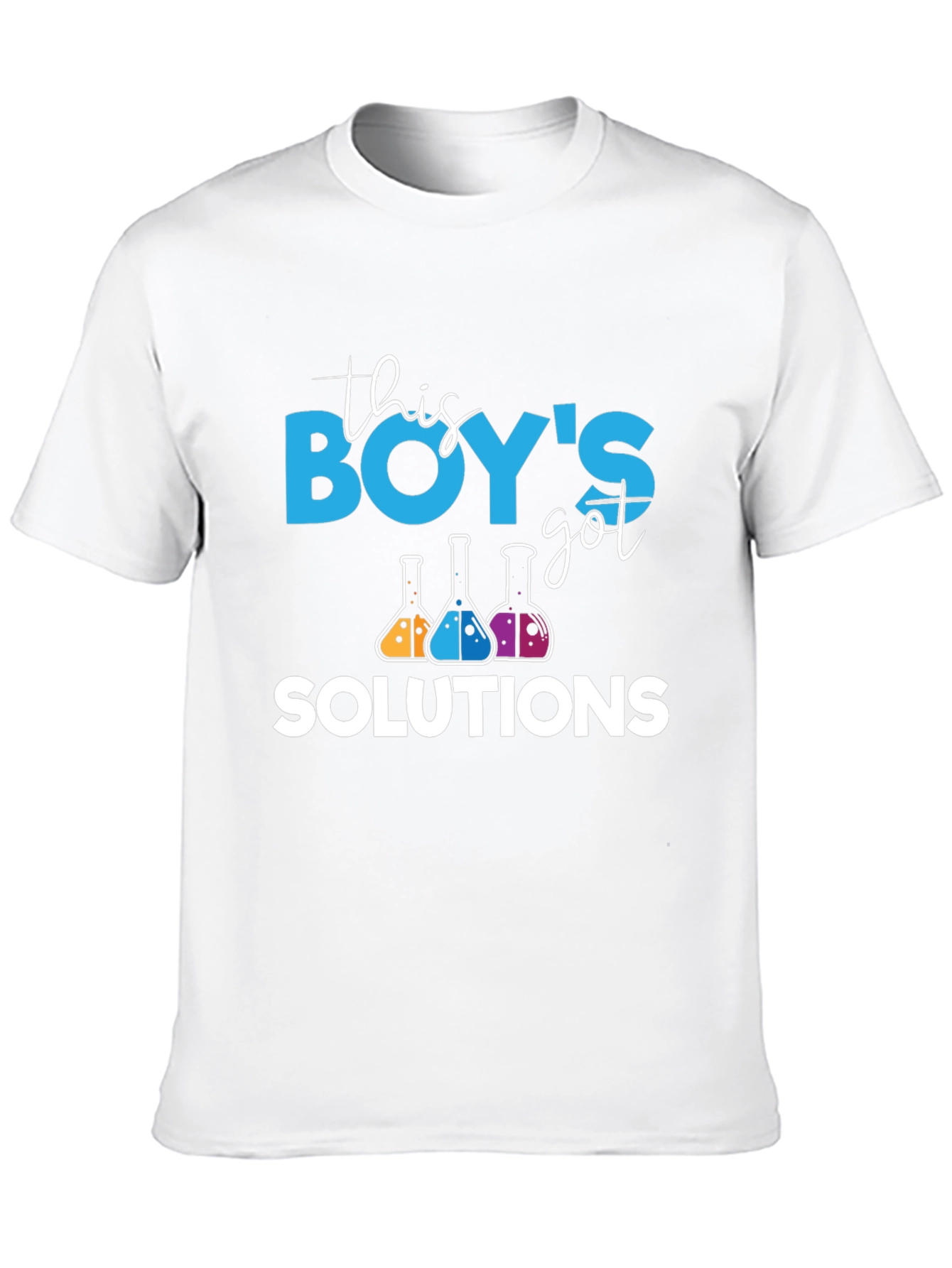 This Boys Got Solutions Science T-Shirt