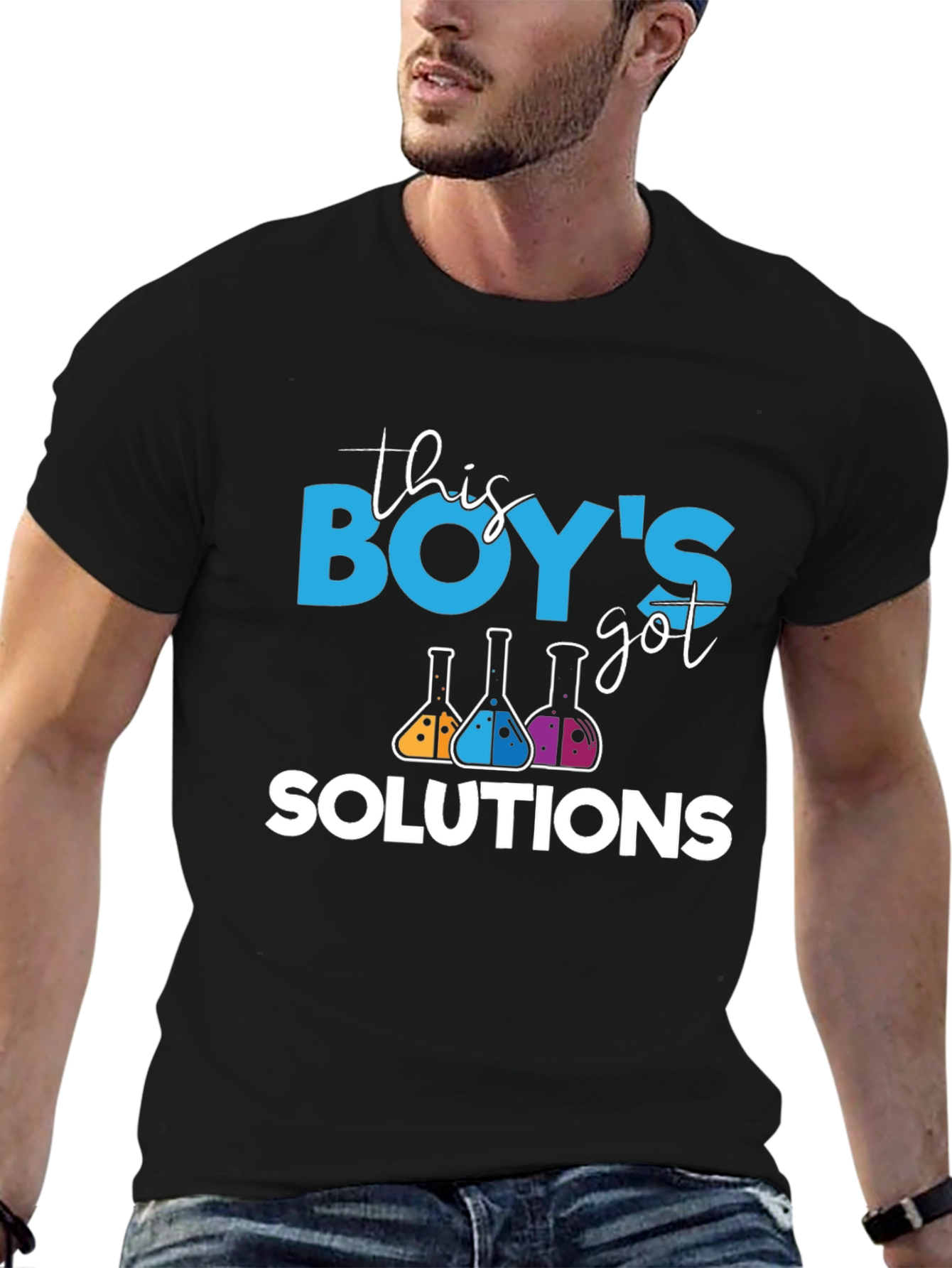 This Boys Got Solutions Science T-Shirt