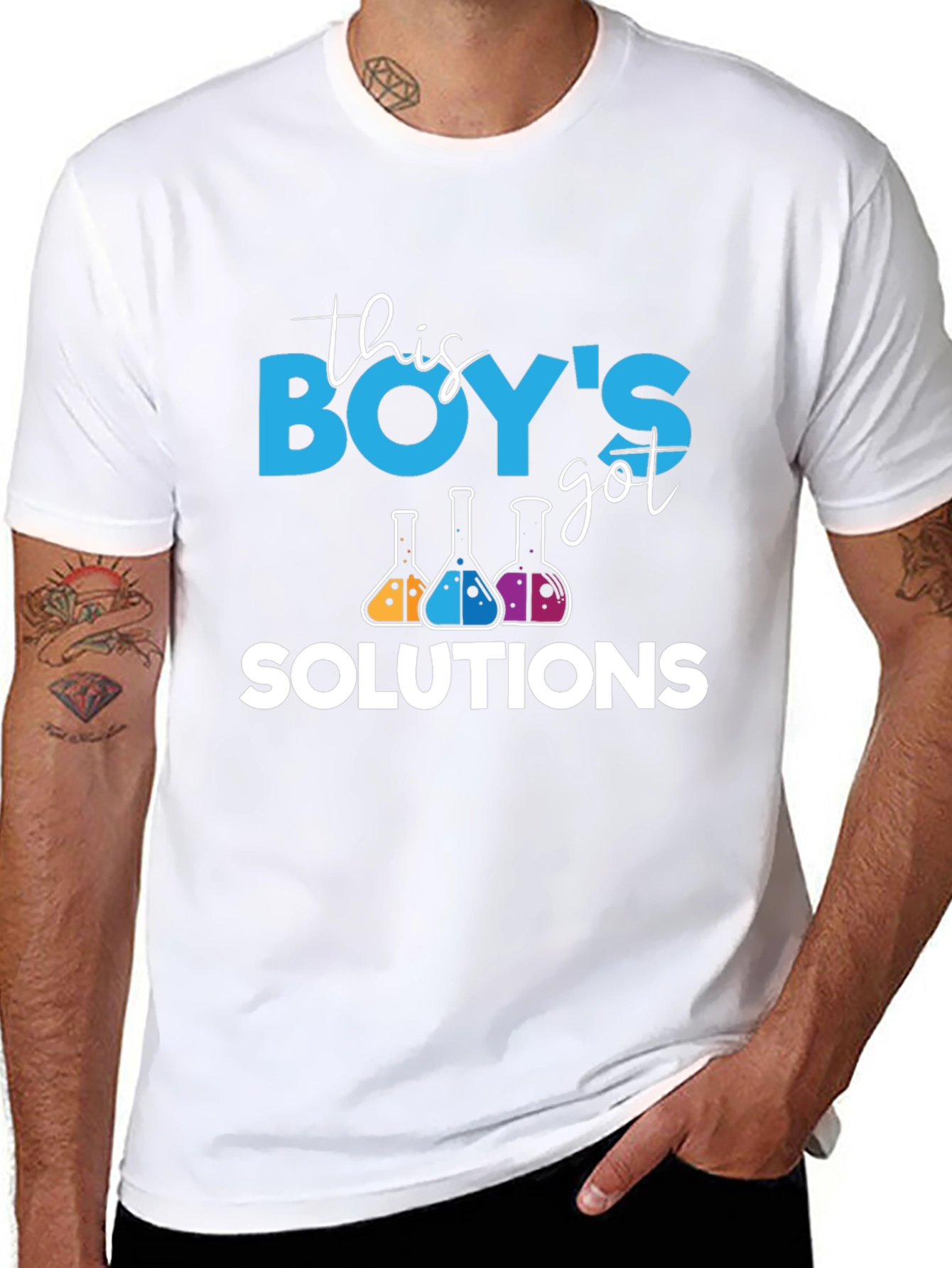This Boys Got Solutions Science T-Shirt