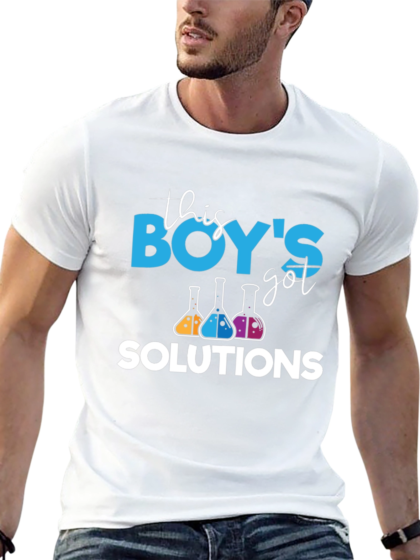 This Boys Got Solutions Science T-Shirt