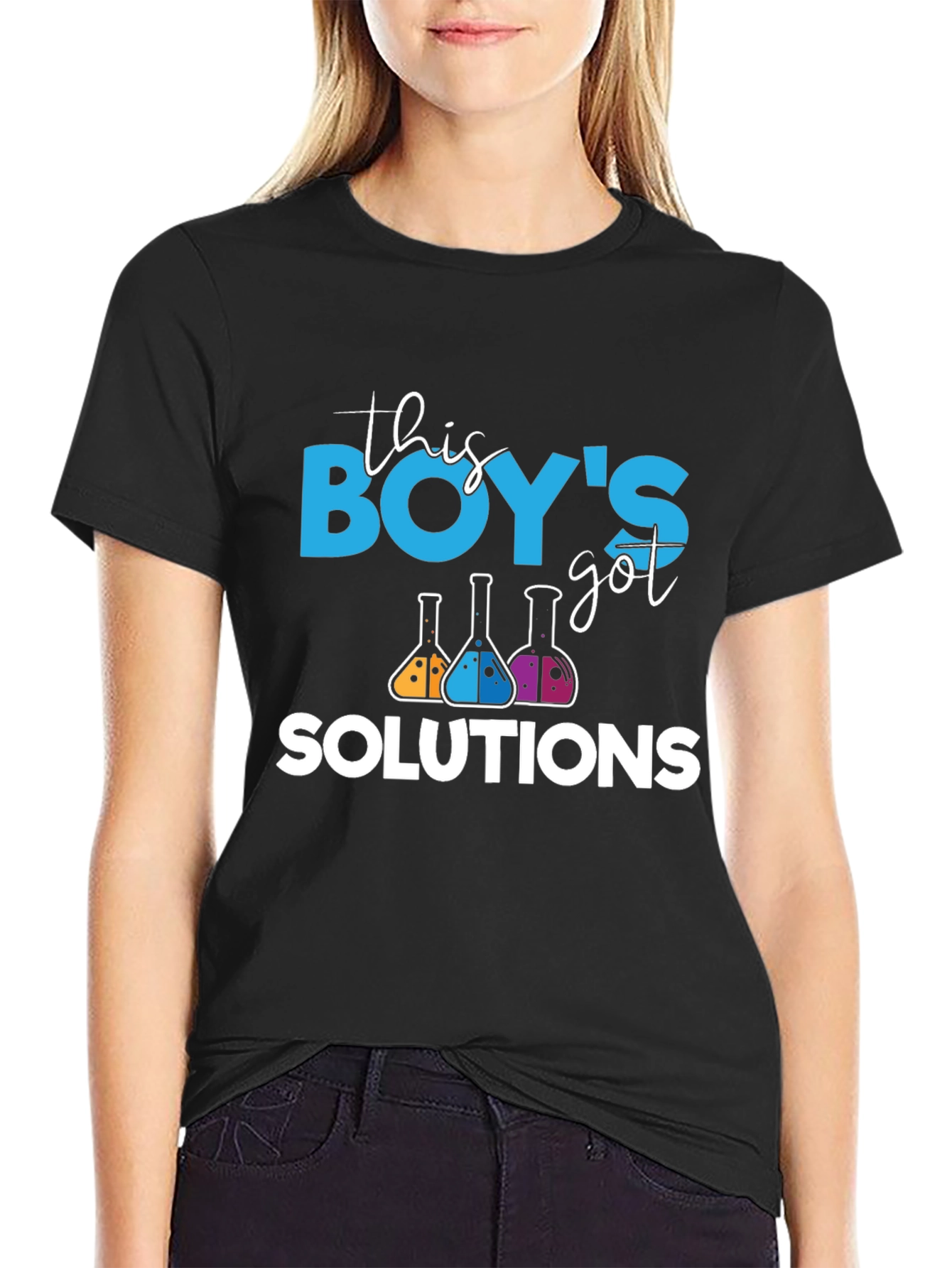 This Boys Got Solutions Science T-Shirt
