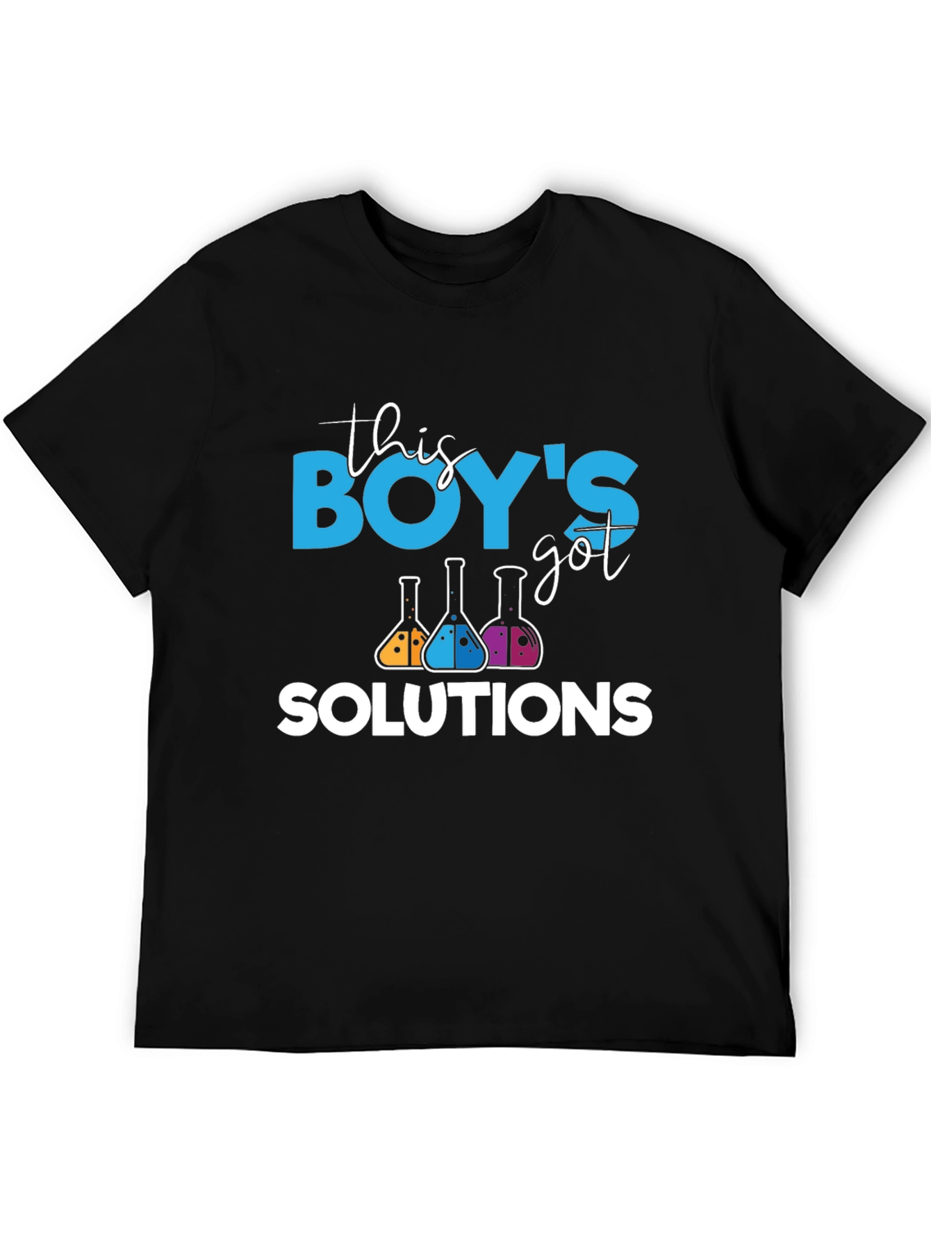 This Boys Got Solutions Science T-Shirt