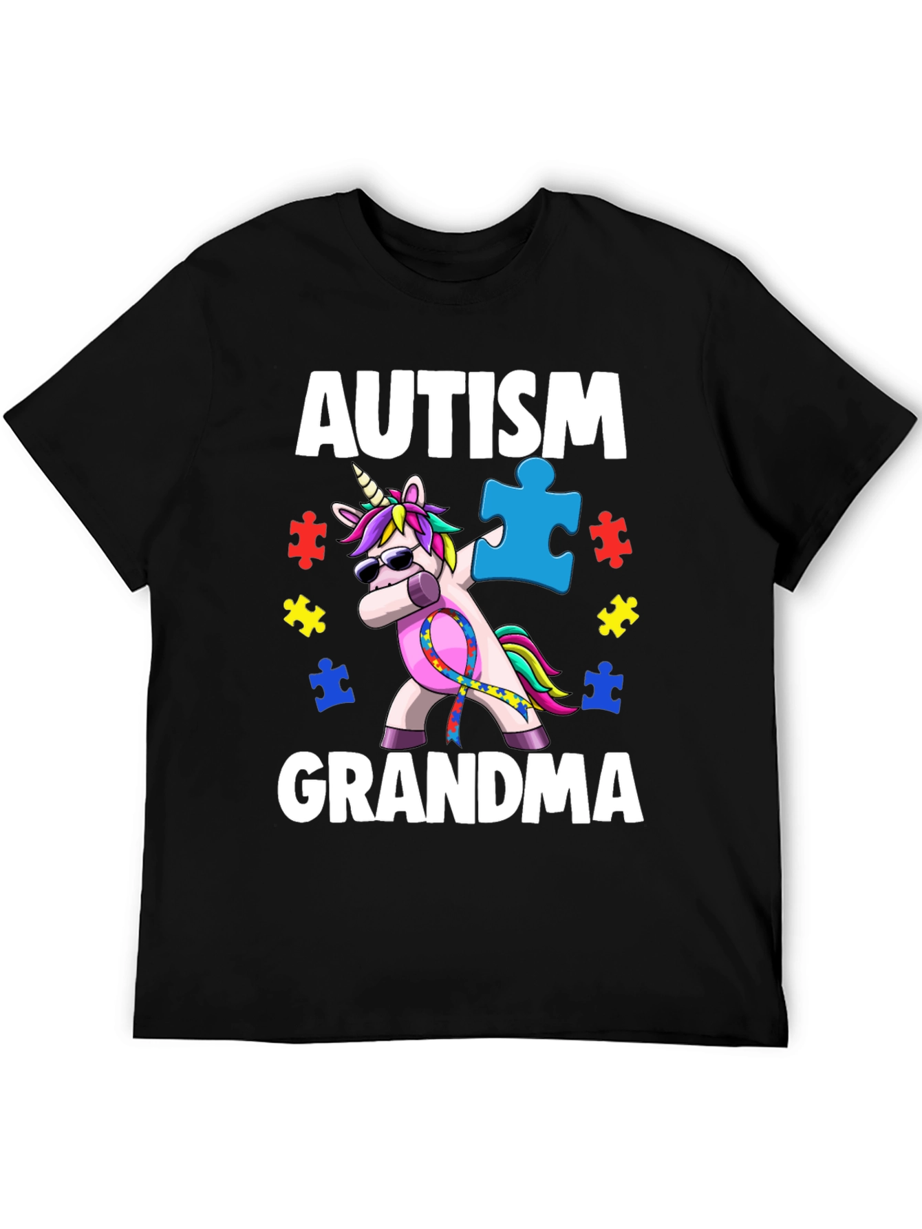 Autism Grandma Unicorn T-Shirt