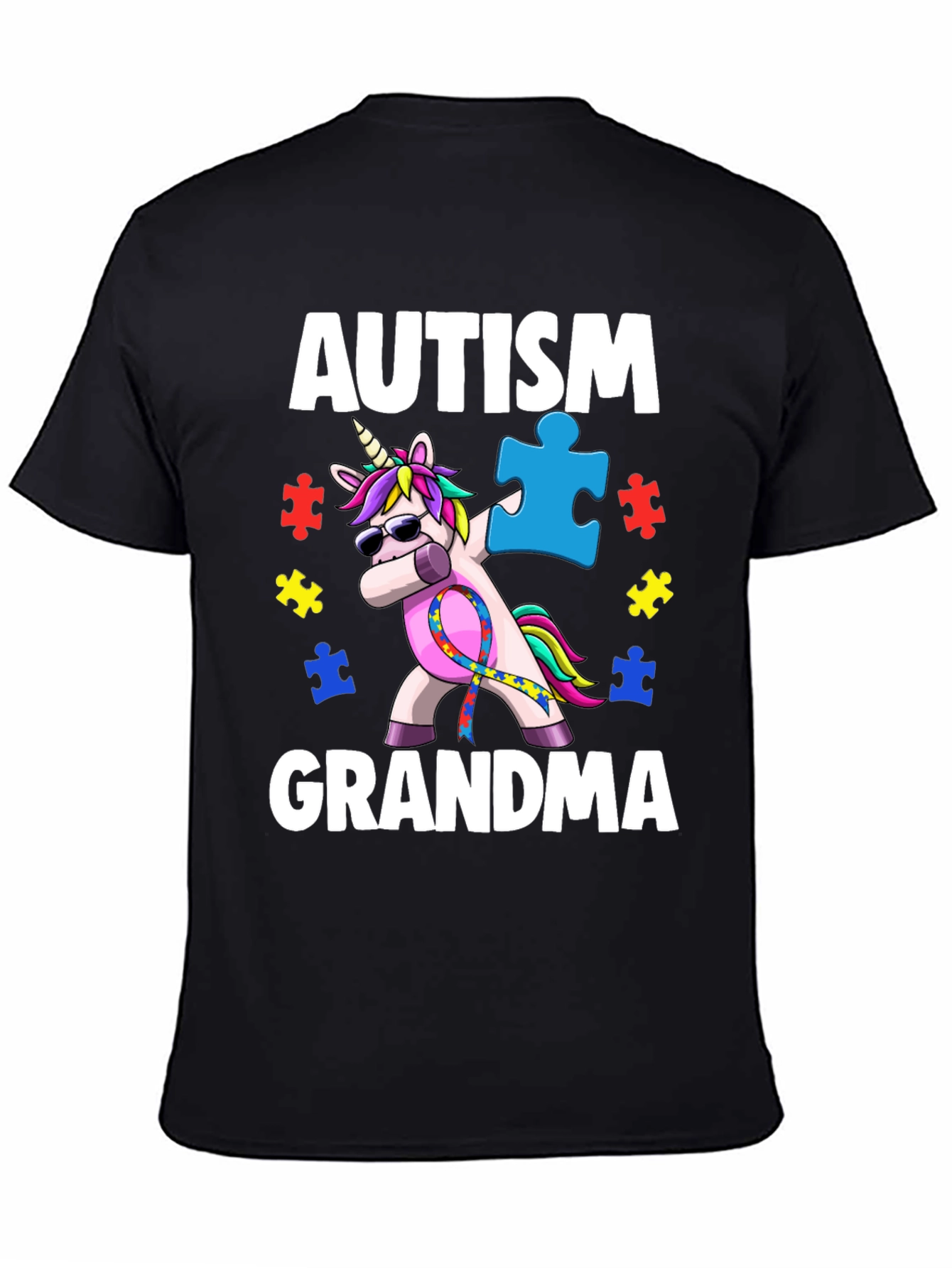 Autism Grandma Unicorn T-Shirt