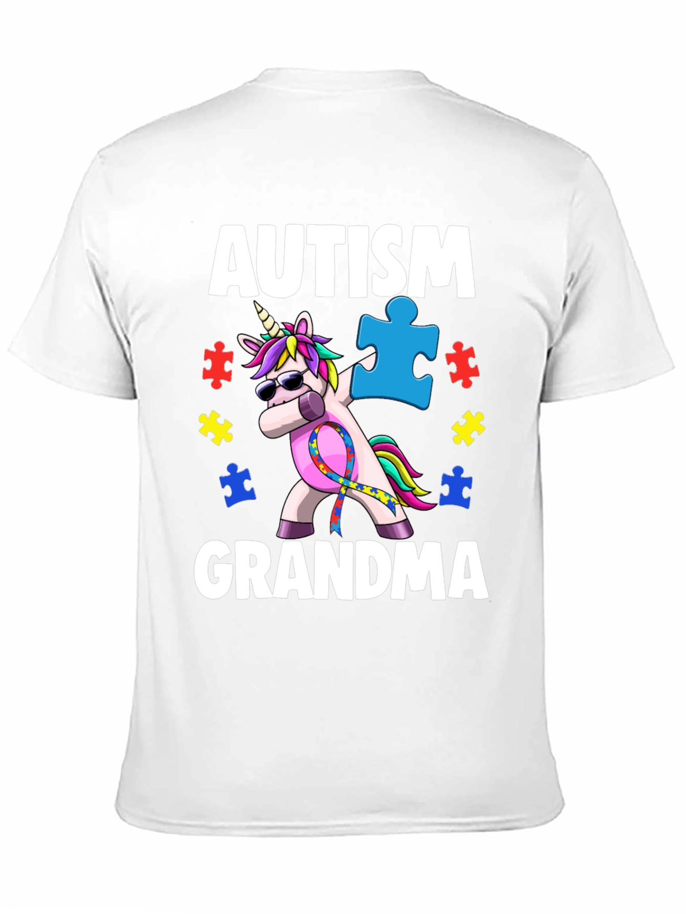 Autism Grandma Unicorn T-Shirt