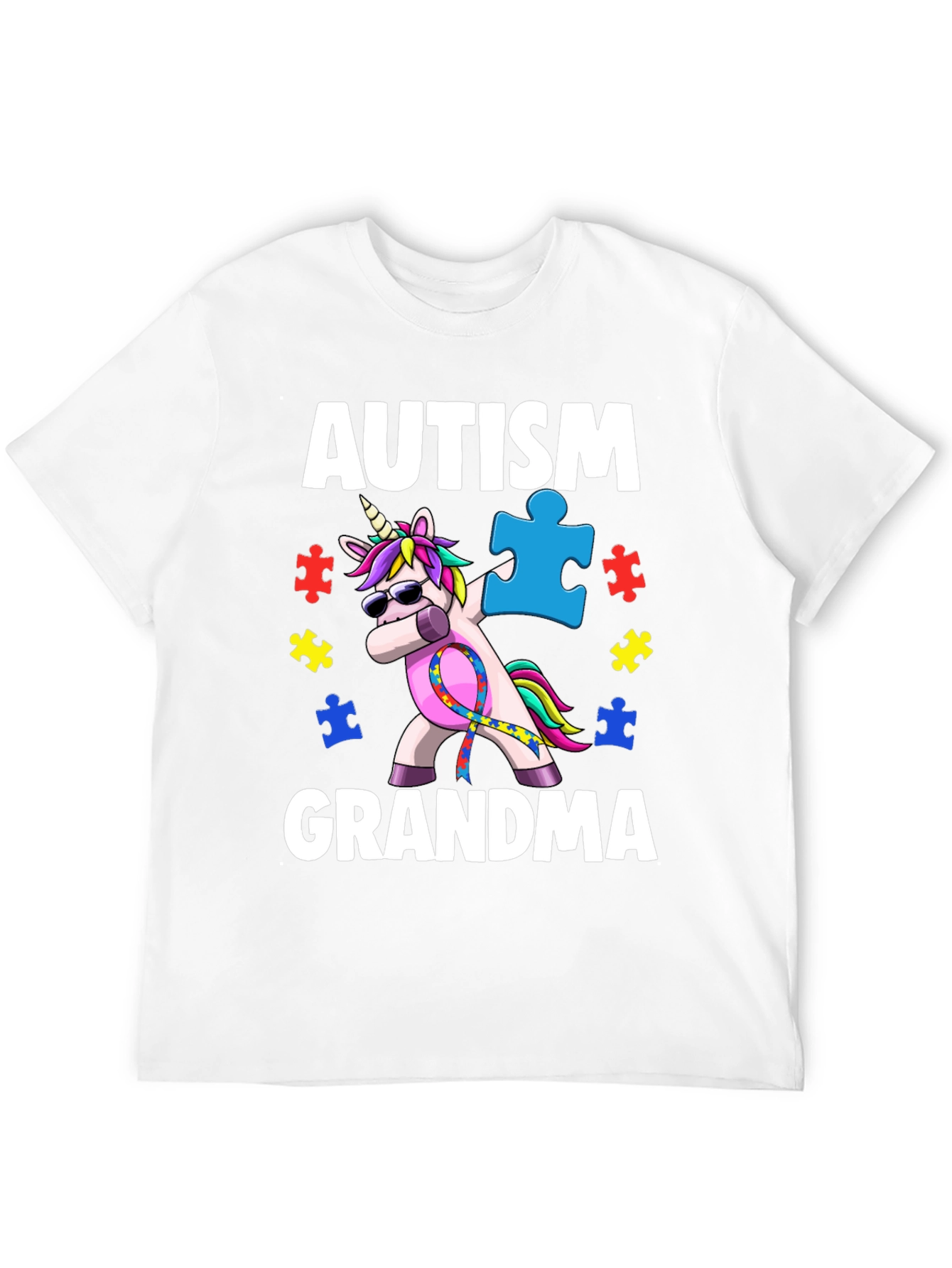 Autism Grandma Unicorn T-Shirt