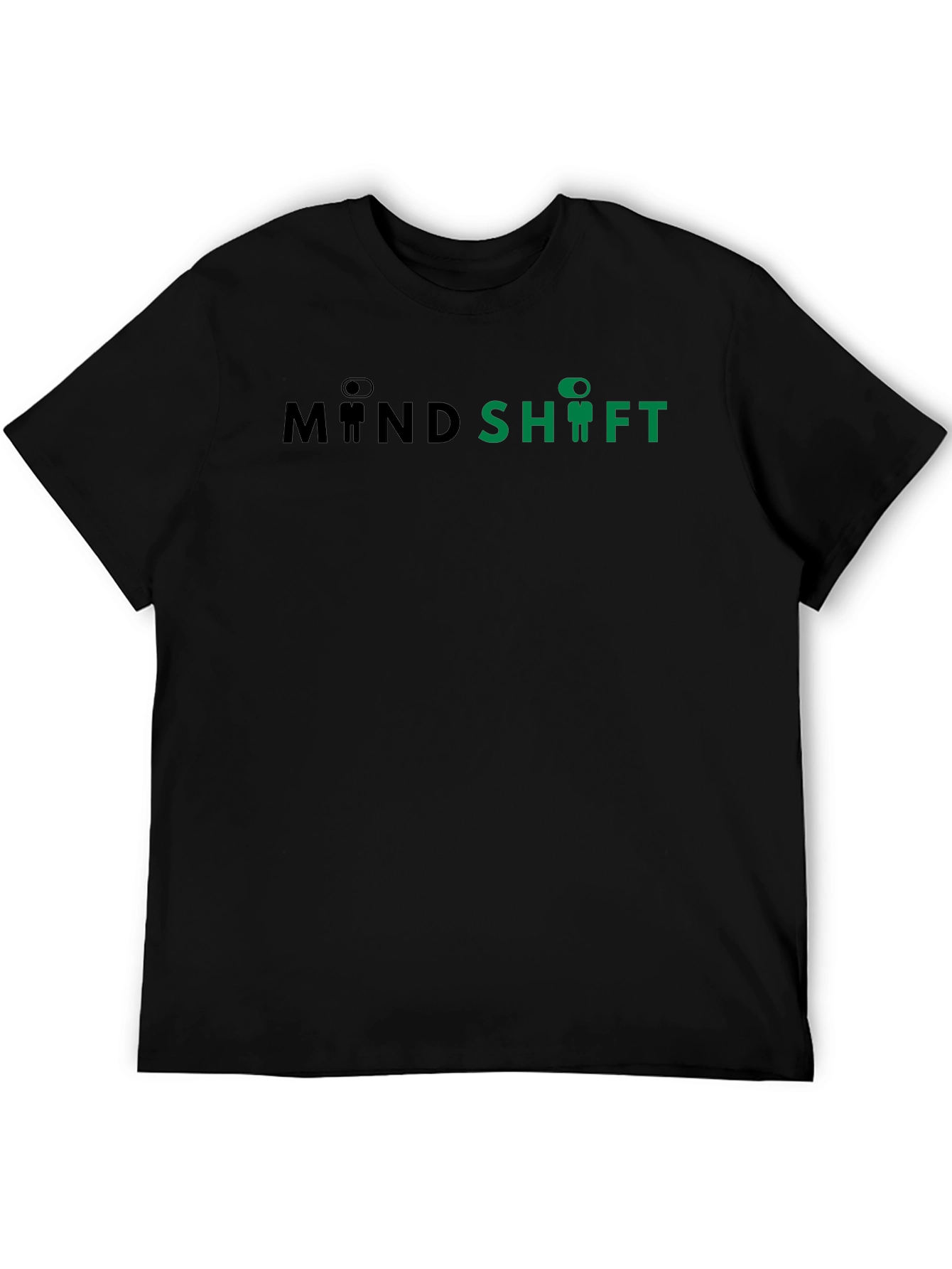 Mind Shift Graphic Tee - Black Cotton Blend