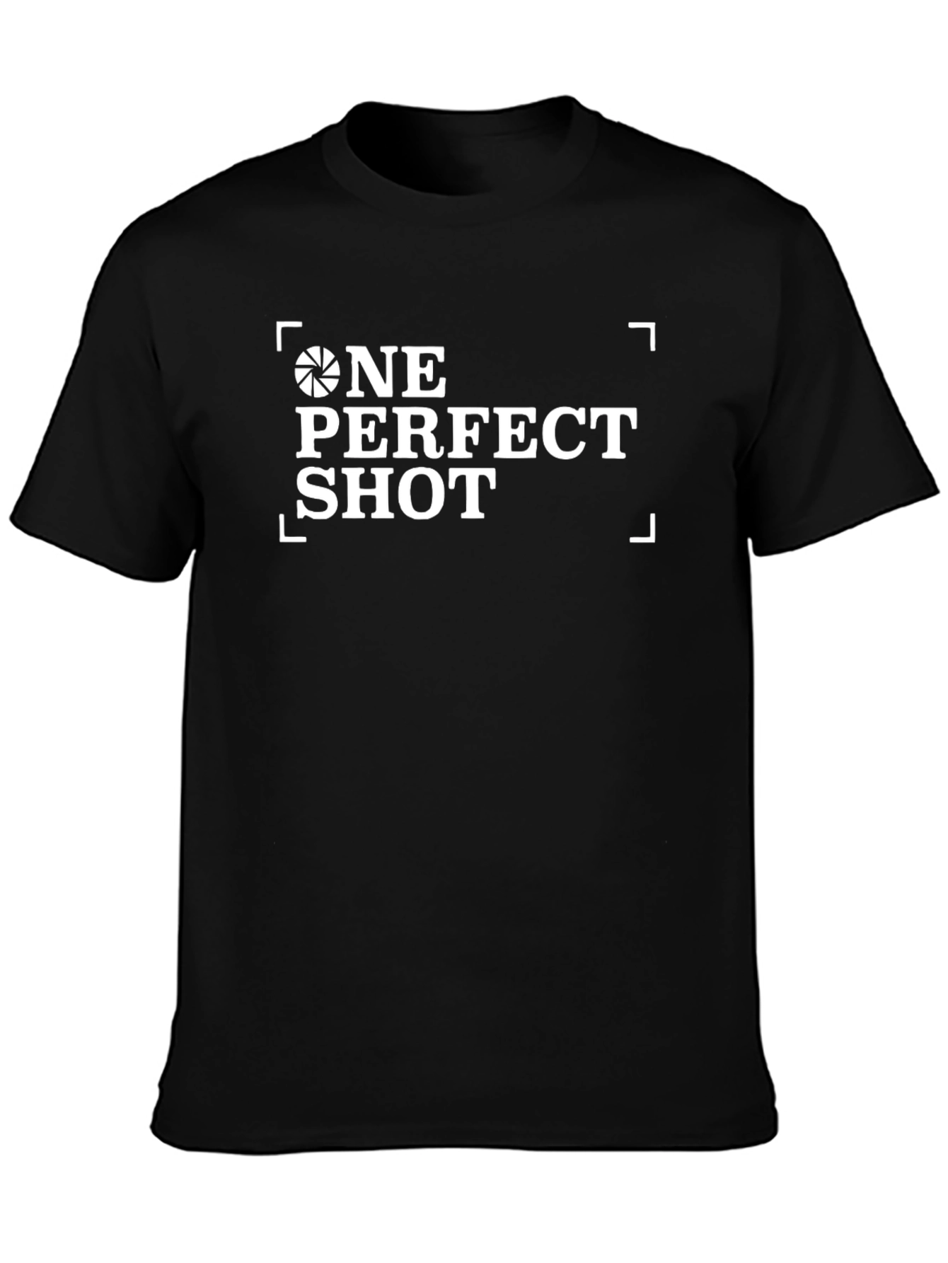 One Perfect Shot Photography T-Shirt - Black