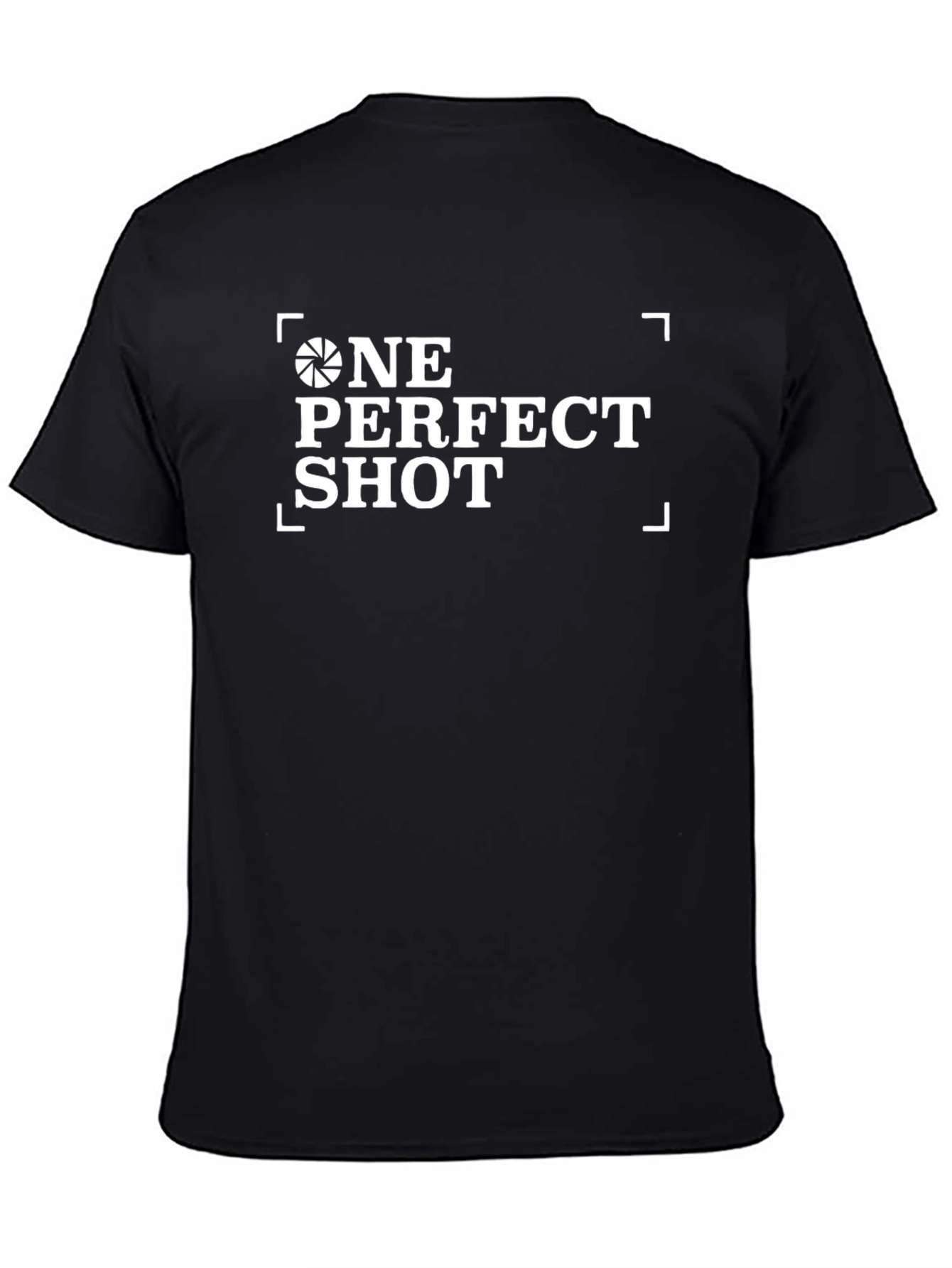One Perfect Shot Photography T-Shirt - Black