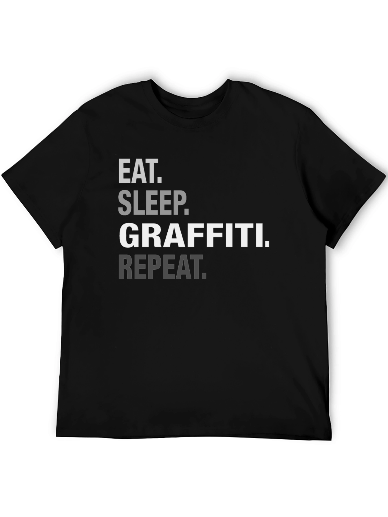 Eat Sleep Graffiti Repeat Graphic Tee